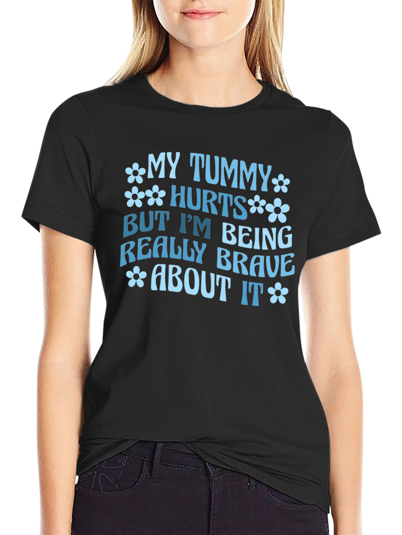 My Tummy Hurts Funny Graphic Tee