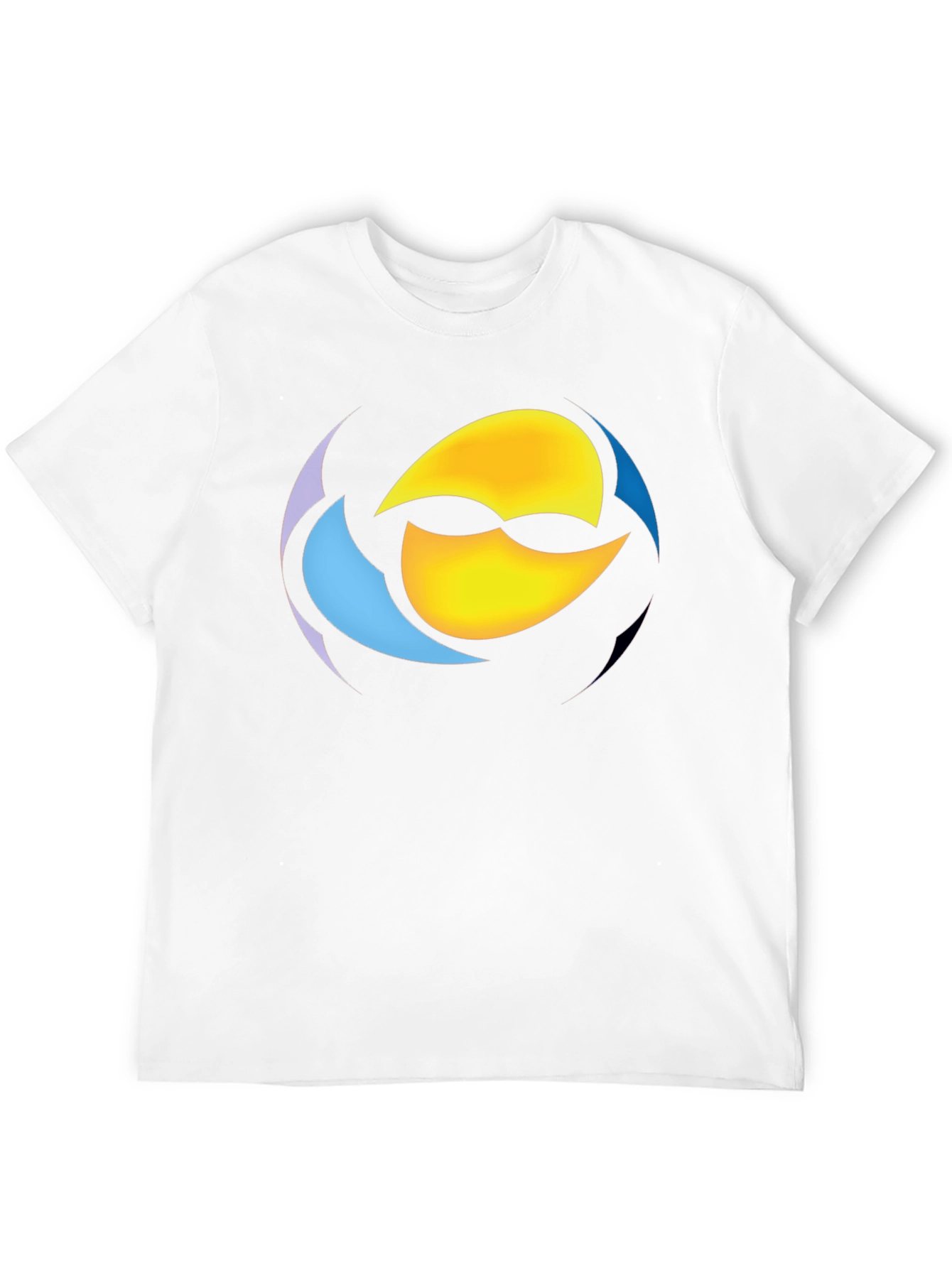 Abstract Graphic Black T-Shirt
