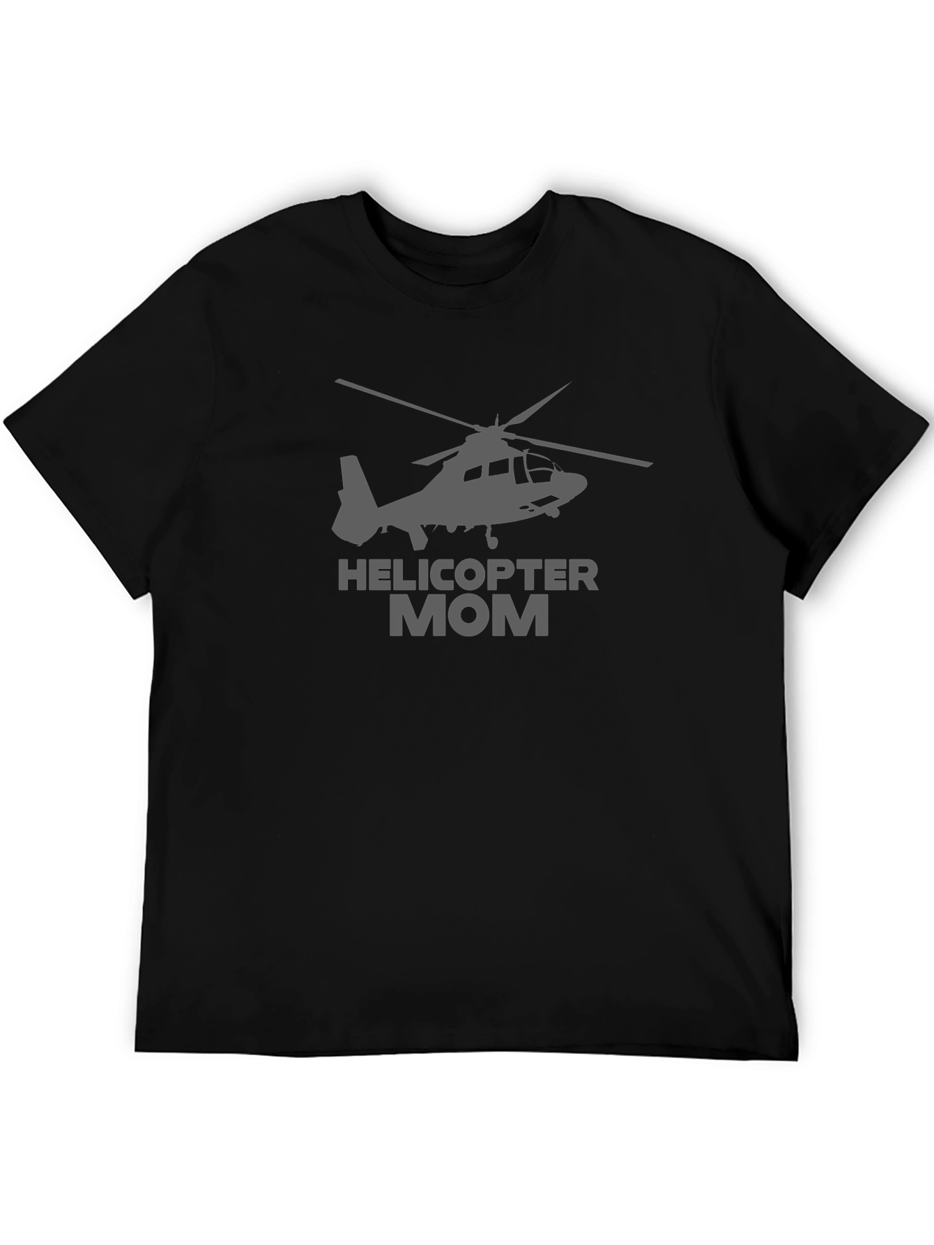 Helicopter Mom Graphic Tee - Black