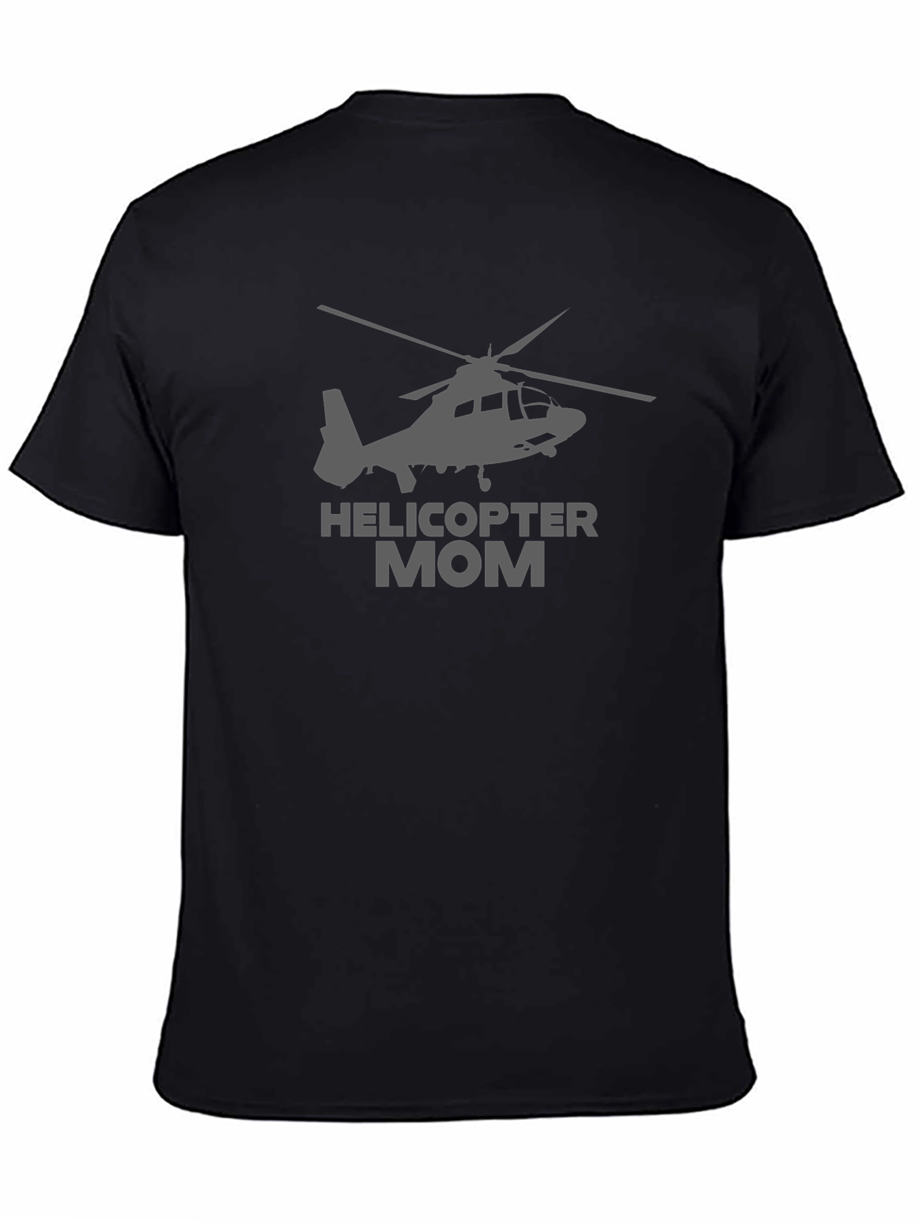 Helicopter Mom Graphic Tee - Black