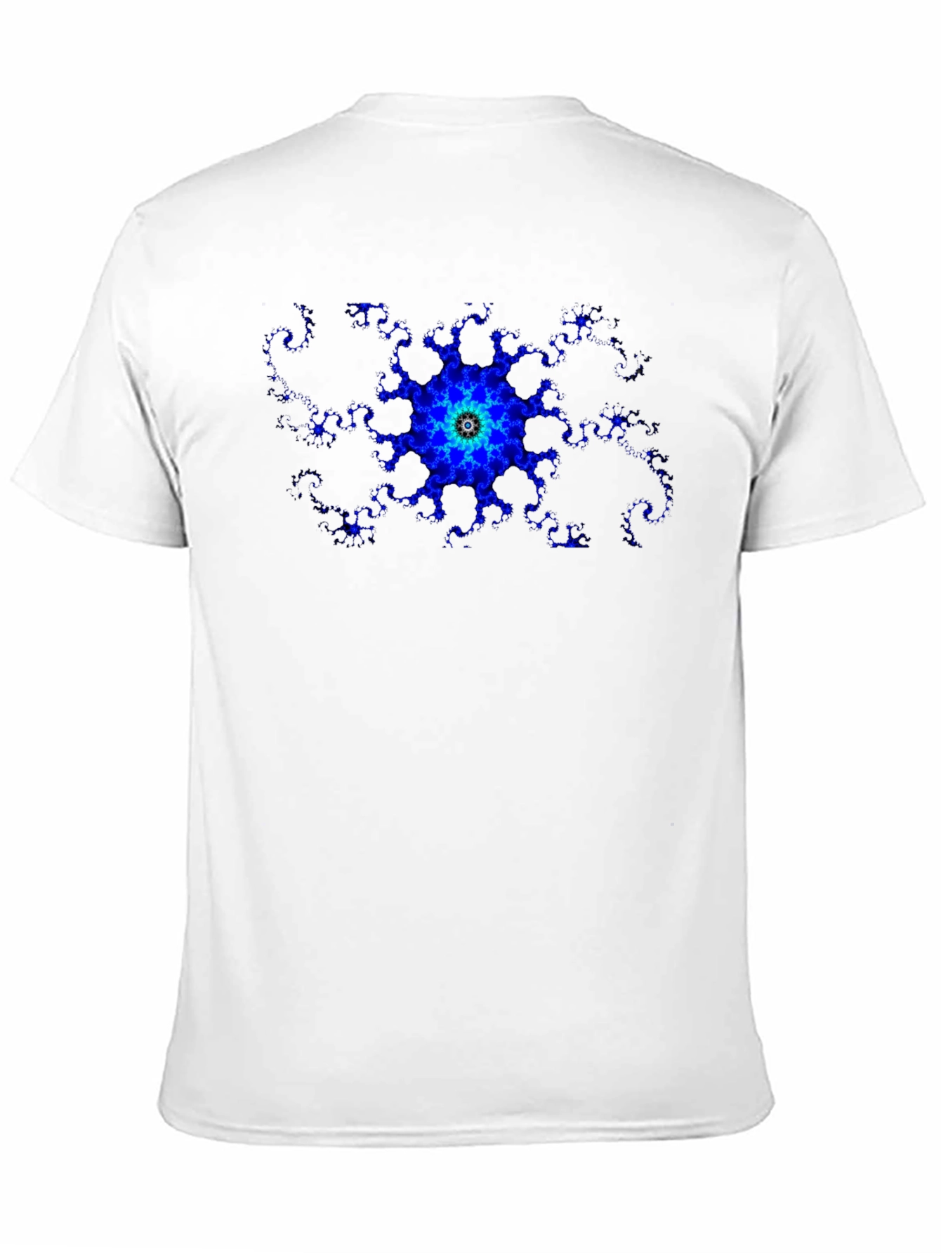 Fractal Bloom Black T-Shirt