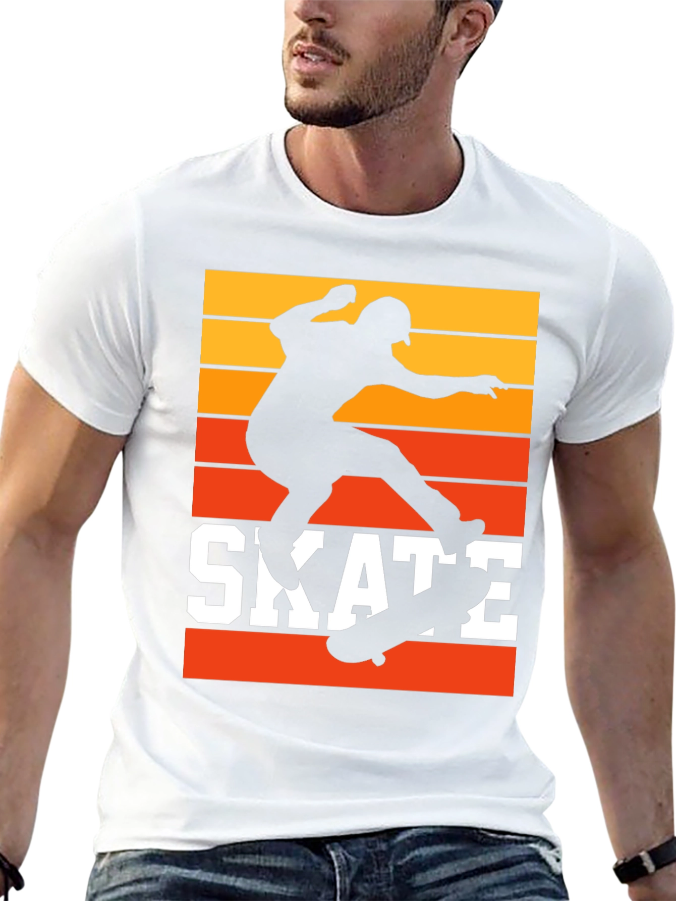 Retro Skate T-Shirt - Cool Skater Design
