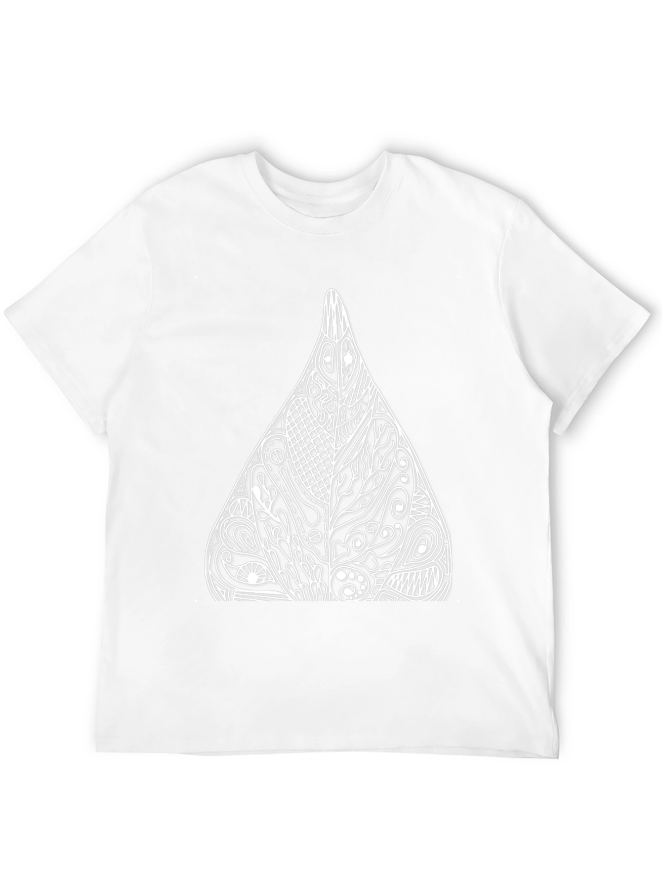 Abstract Design Black T-Shirt