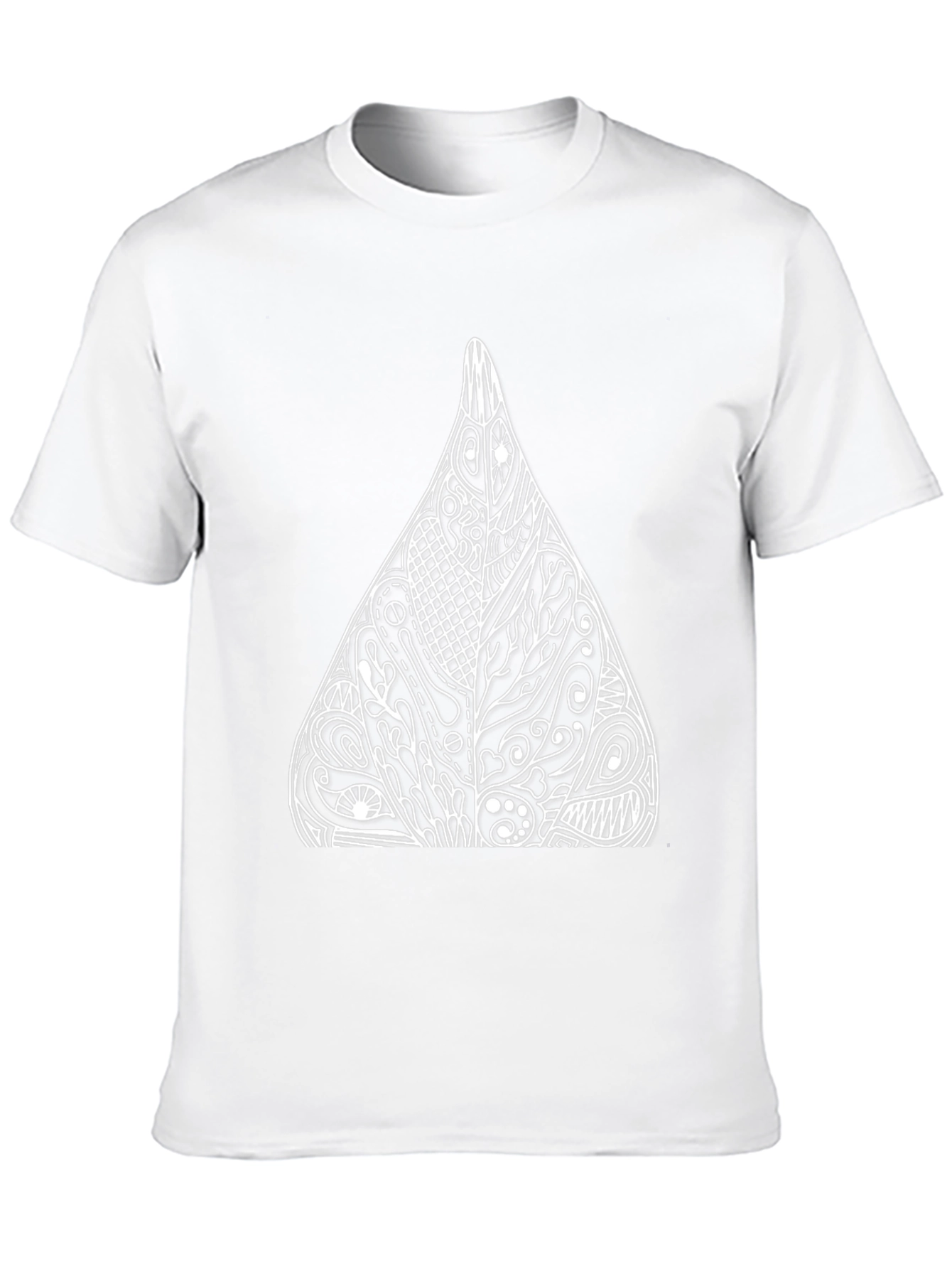 Abstract Design Black T-Shirt