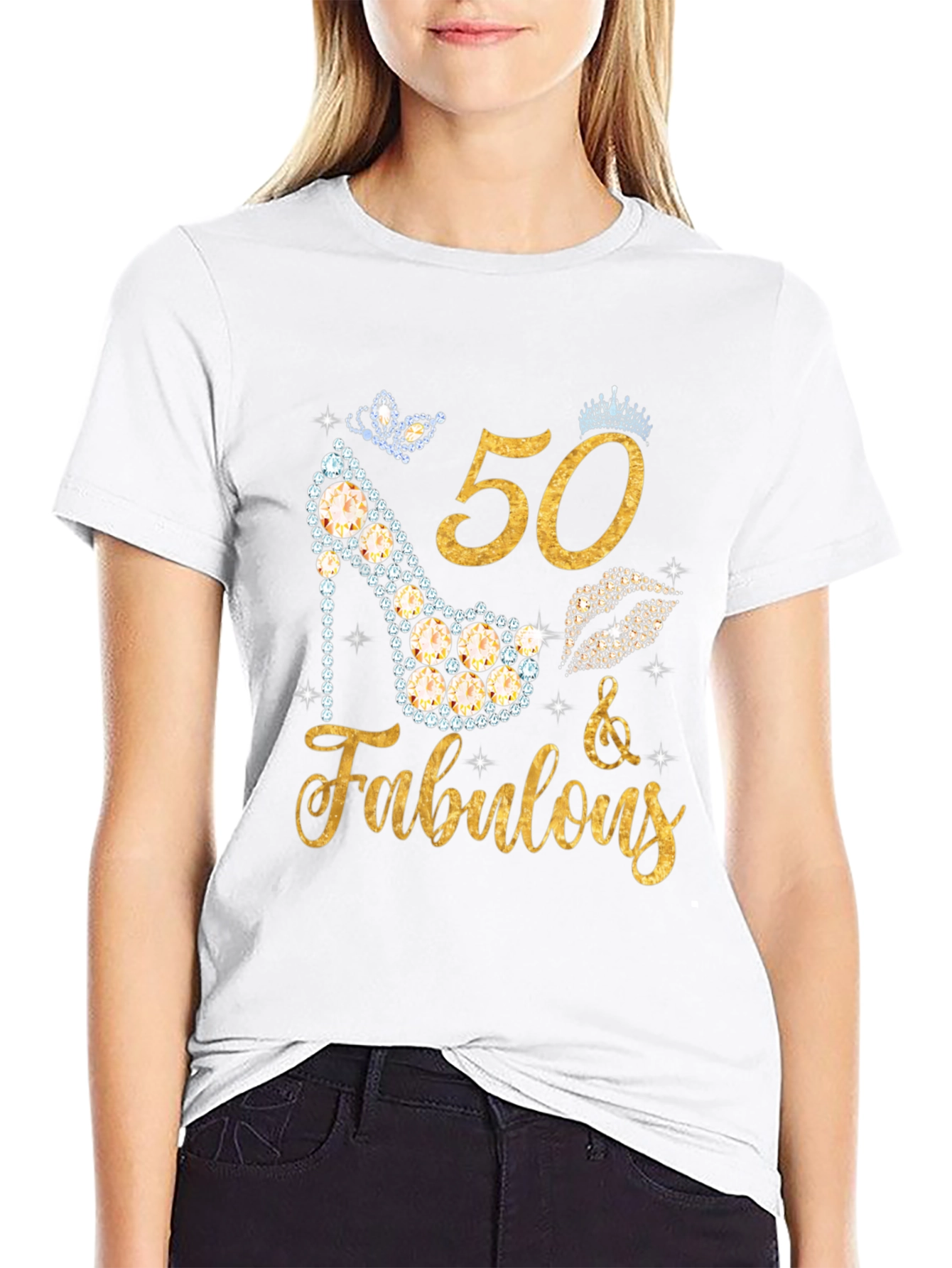 50 & Fabulous Birthday T-Shirt