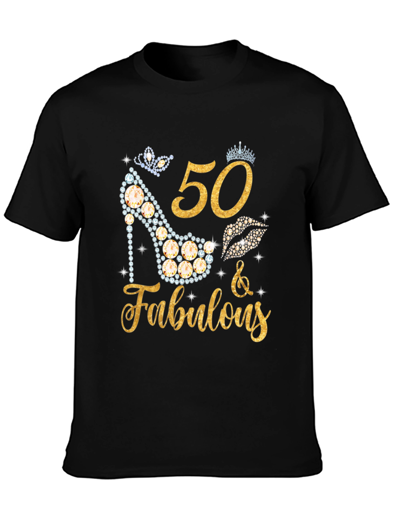 50 & Fabulous Birthday T-Shirt