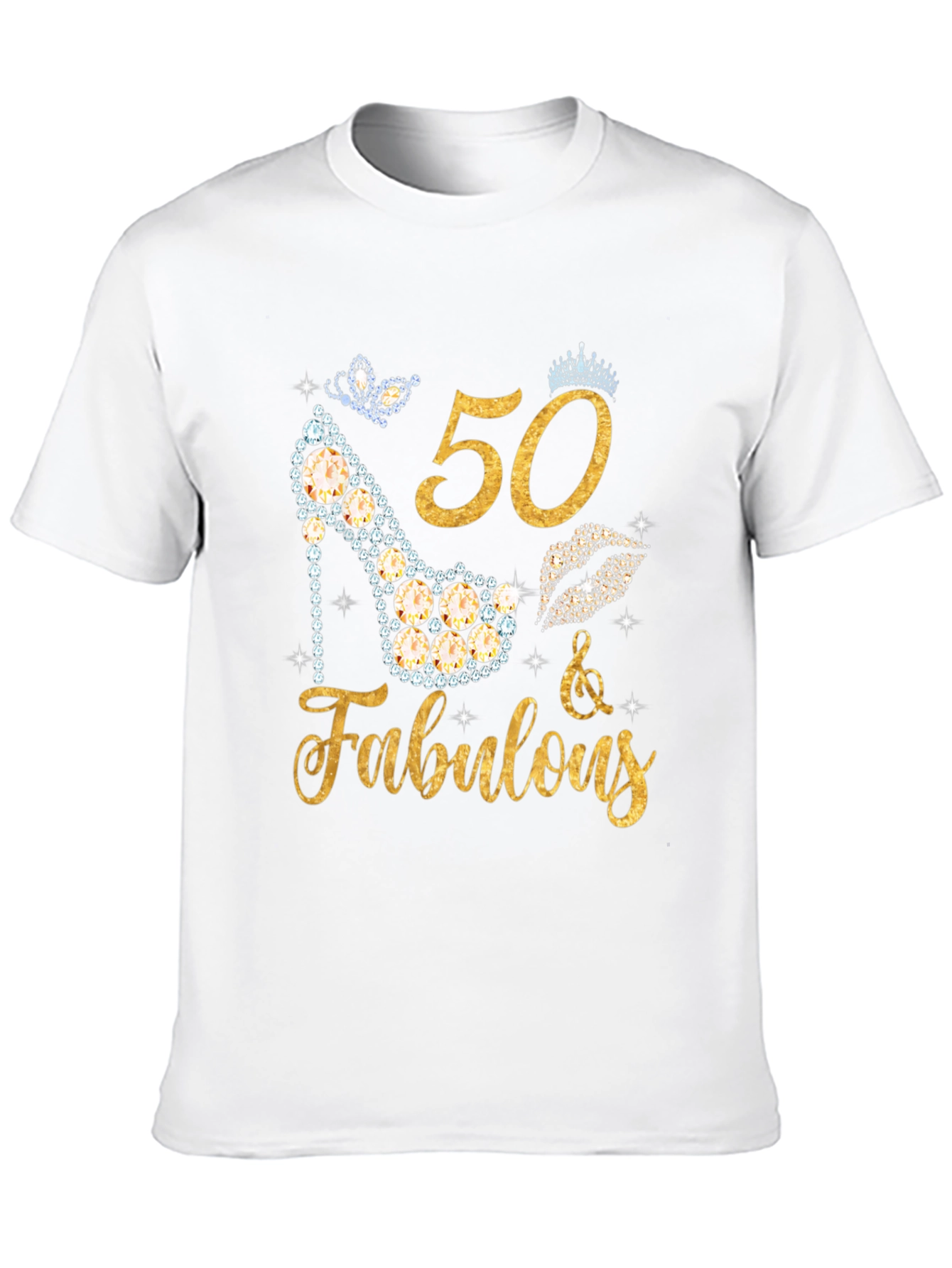 50 & Fabulous Birthday T-Shirt