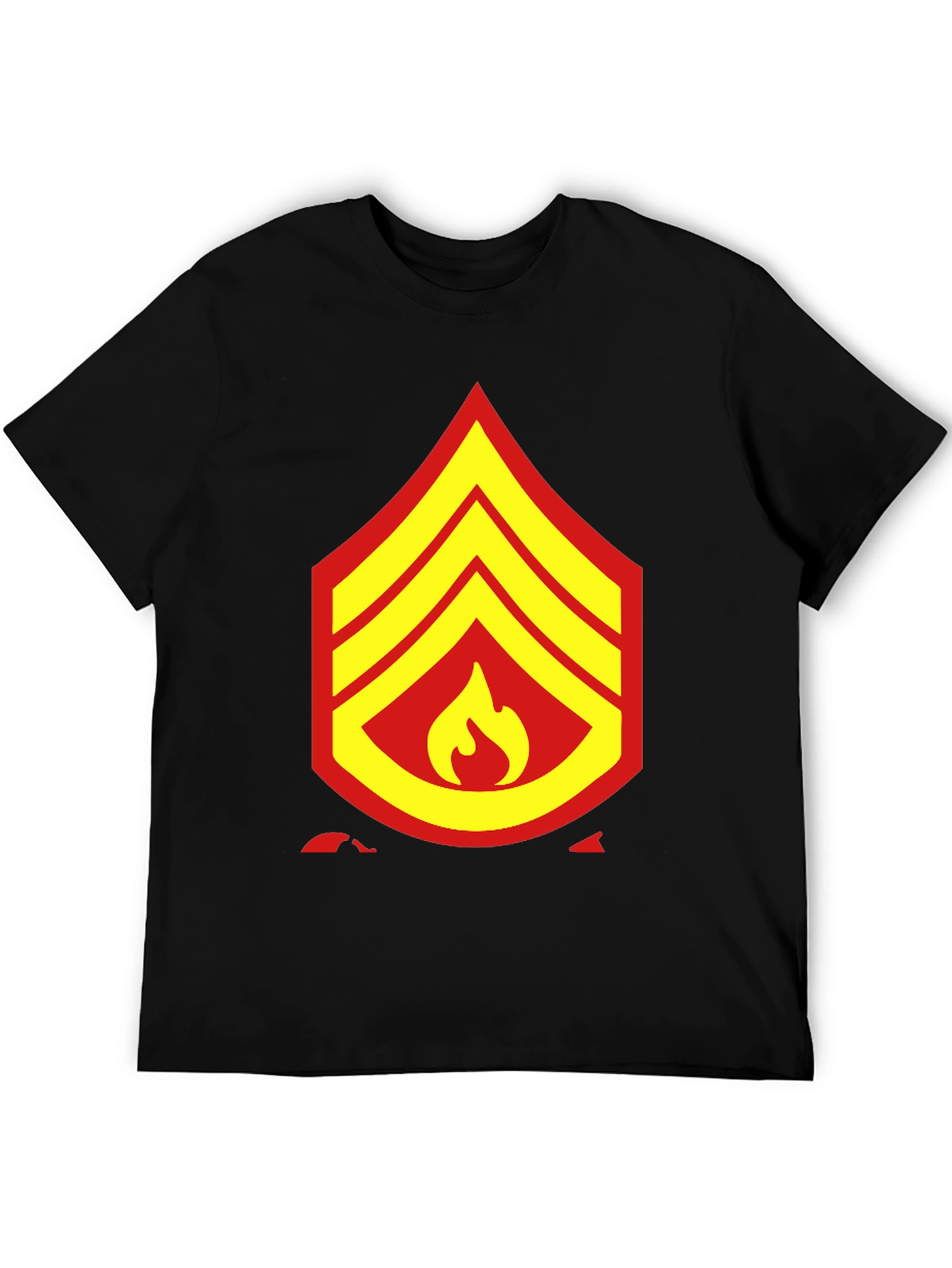 USMC Firefighter T-Shirt - Bold Graphic Tee