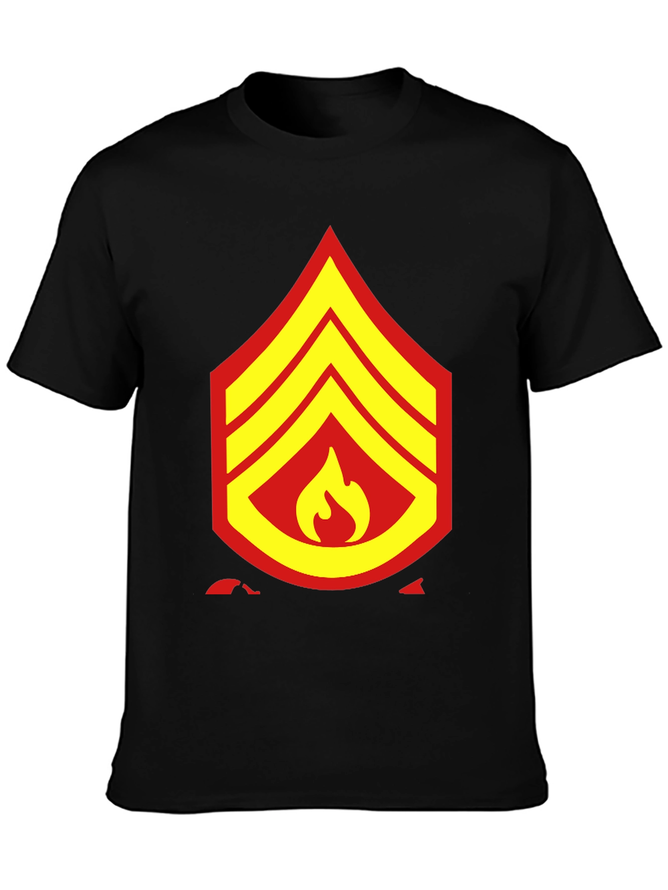 USMC Firefighter T-Shirt - Bold Graphic Tee