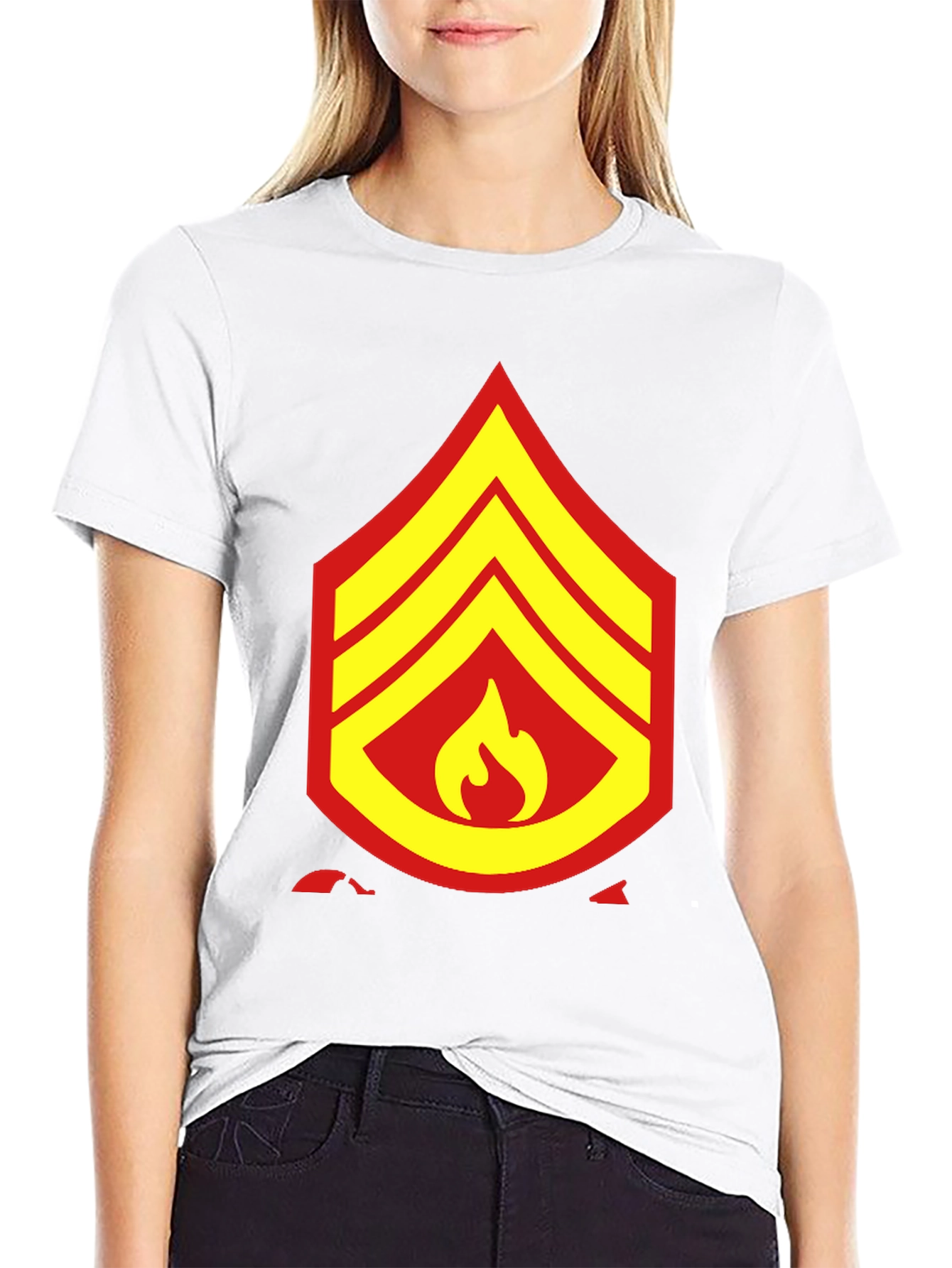 USMC Firefighter T-Shirt - Bold Graphic Tee