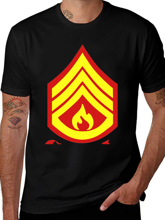 USMC Firefighter T-Shirt - Bold Graphic Tee