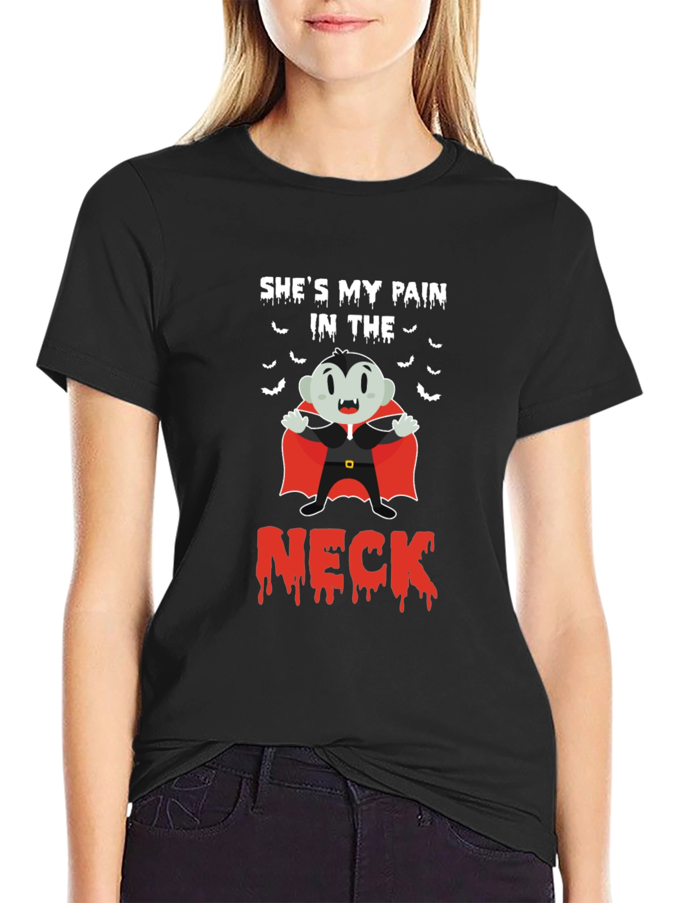 Shes My Pain in the Neck Halloween T-Shirt