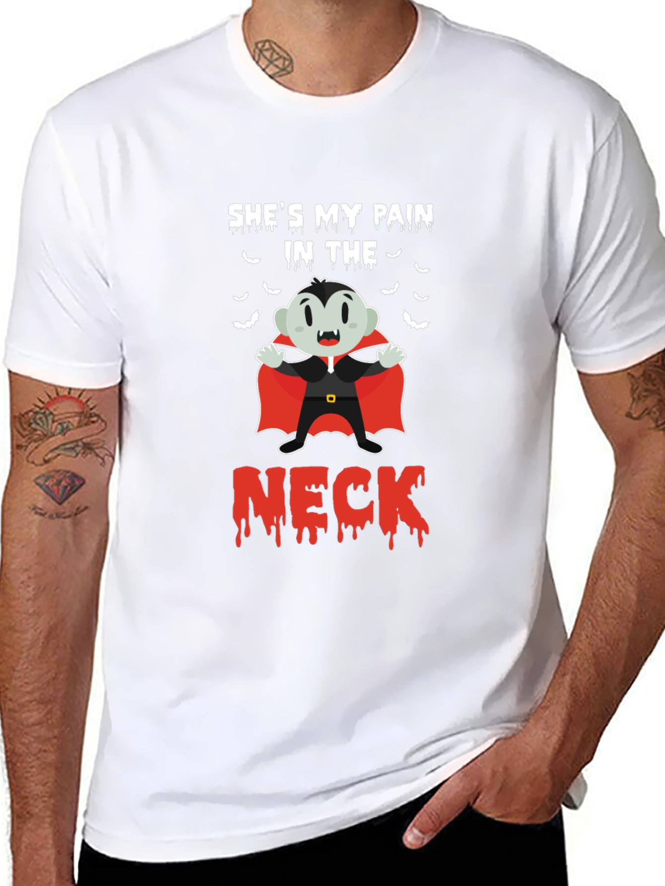 Shes My Pain in the Neck Halloween T-Shirt