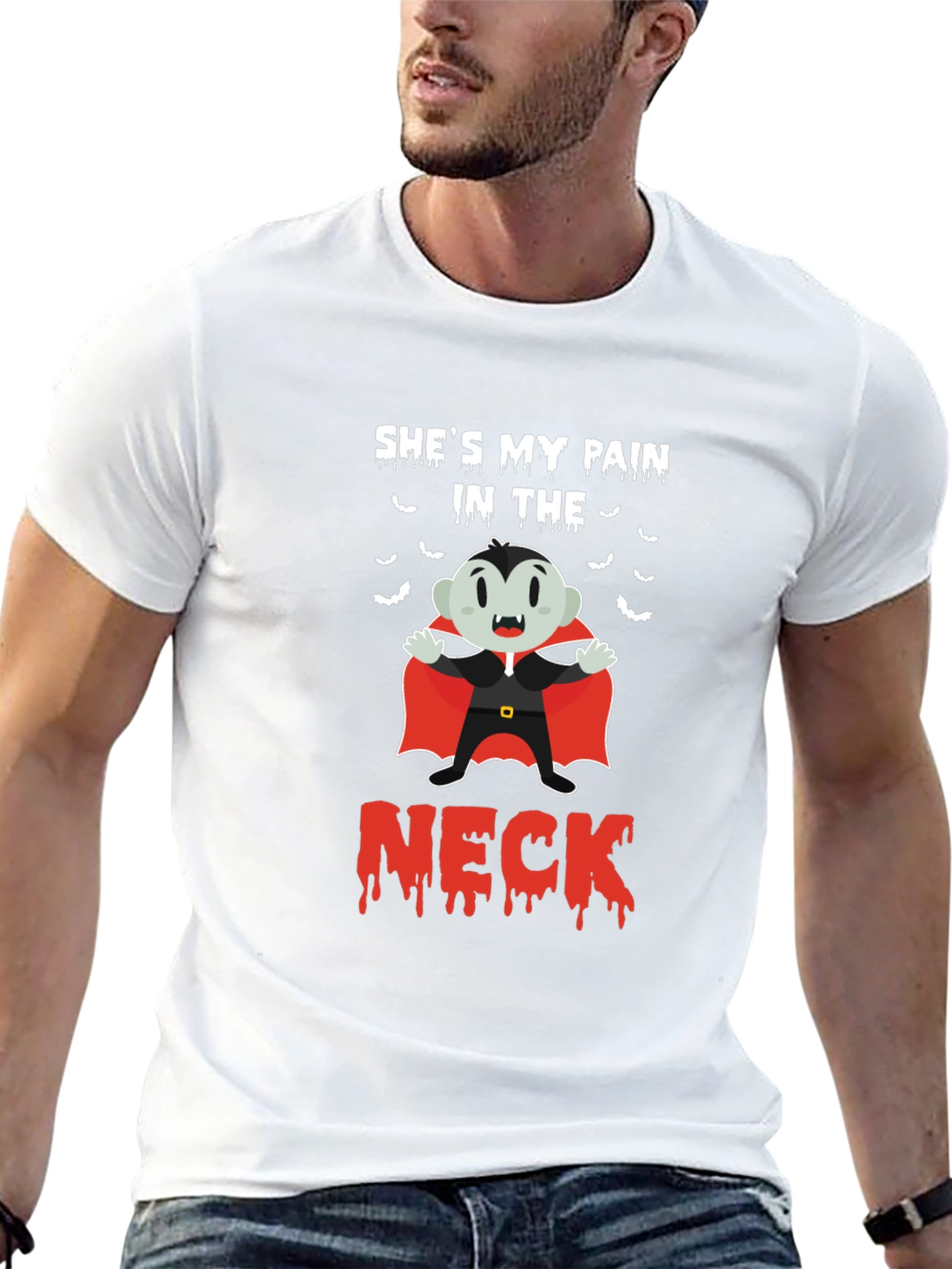 Shes My Pain in the Neck Halloween T-Shirt