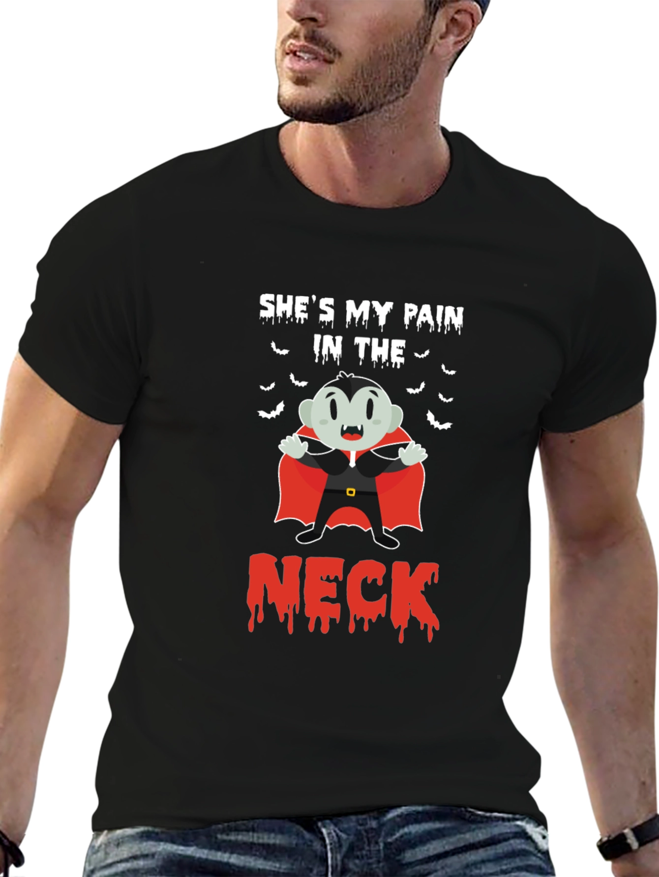 Shes My Pain in the Neck Halloween T-Shirt