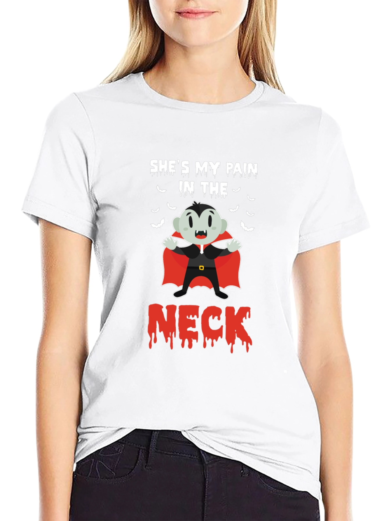 Shes My Pain in the Neck Halloween T-Shirt
