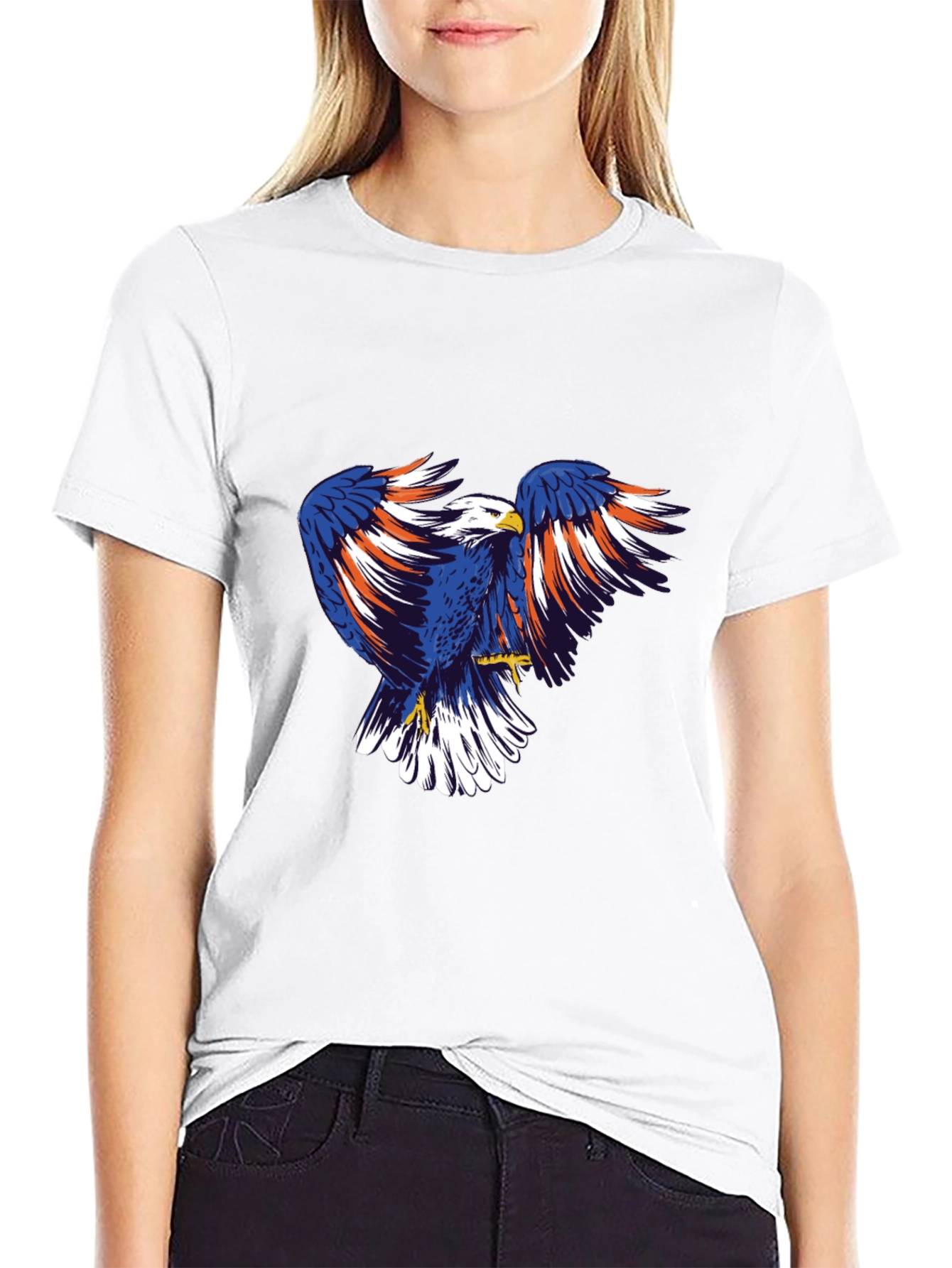 Bold Eagle Graphic Tee - Patriotic American Pride!