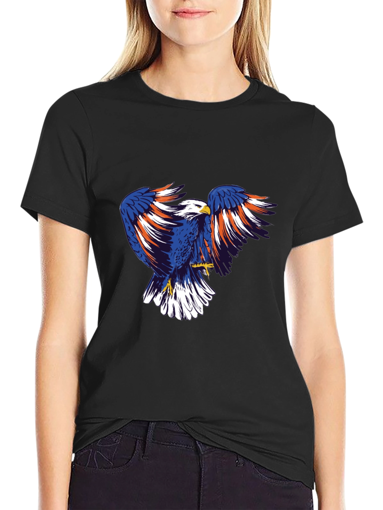 Bold Eagle Graphic Tee - Patriotic American Pride!
