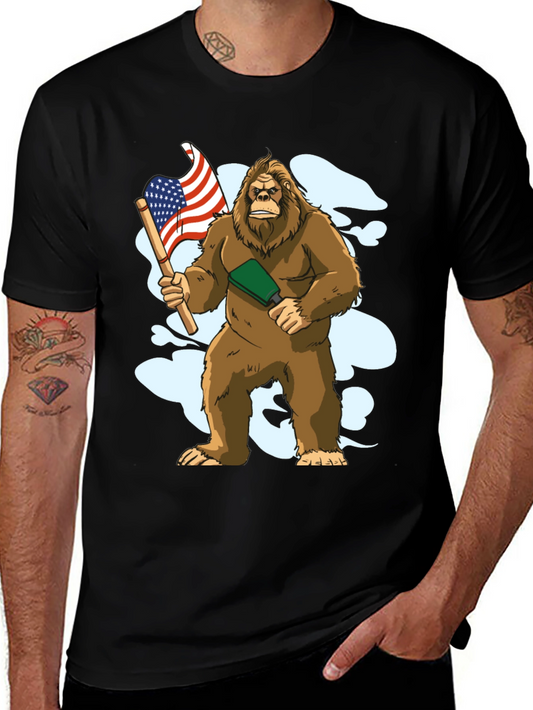 Bigfoot USA Flag T-Shirt