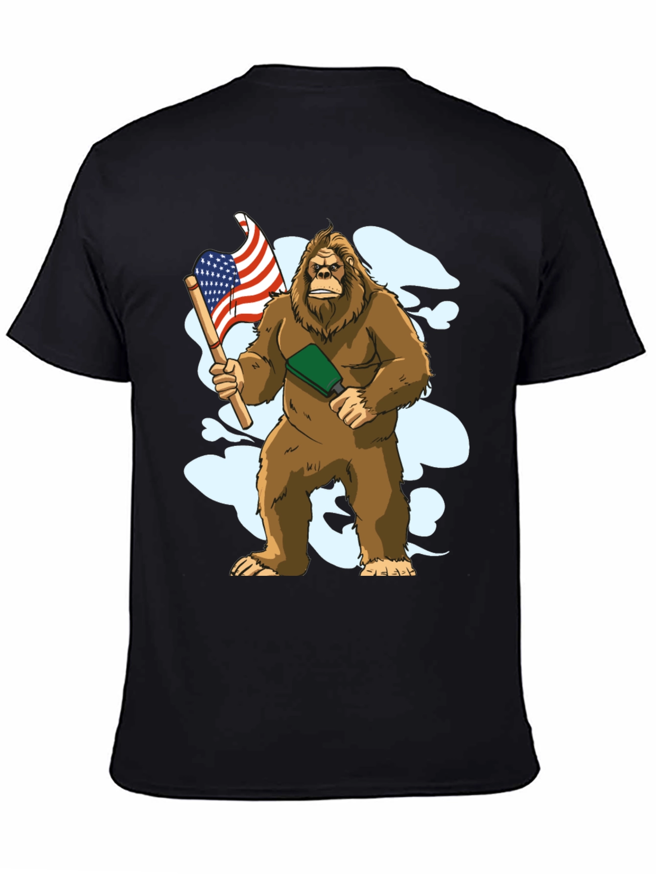 Bigfoot USA Flag T-Shirt