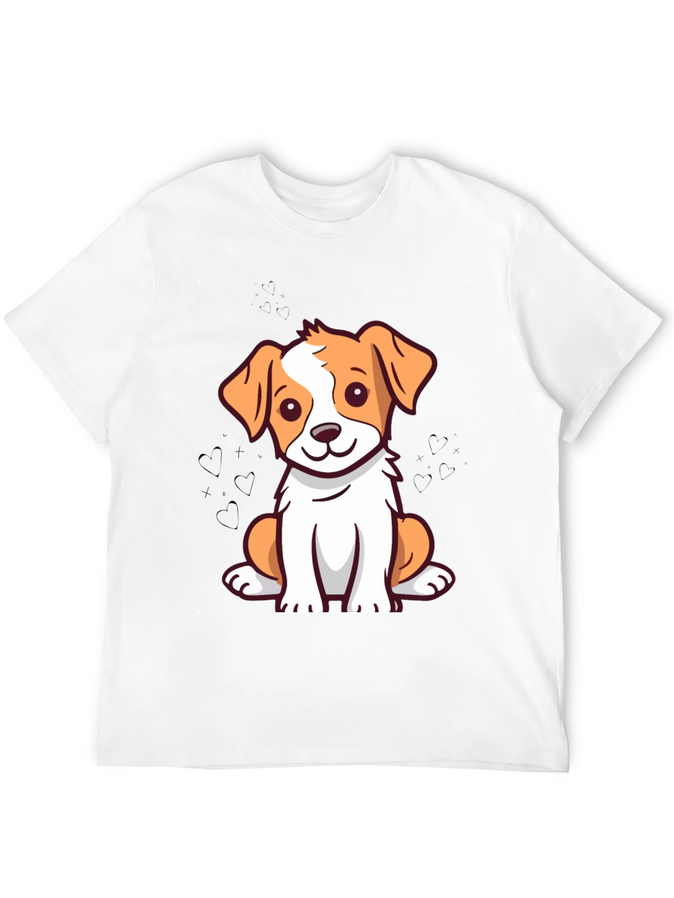 Cute Dog Graphic T-Shirt - Unisex Casual Wear