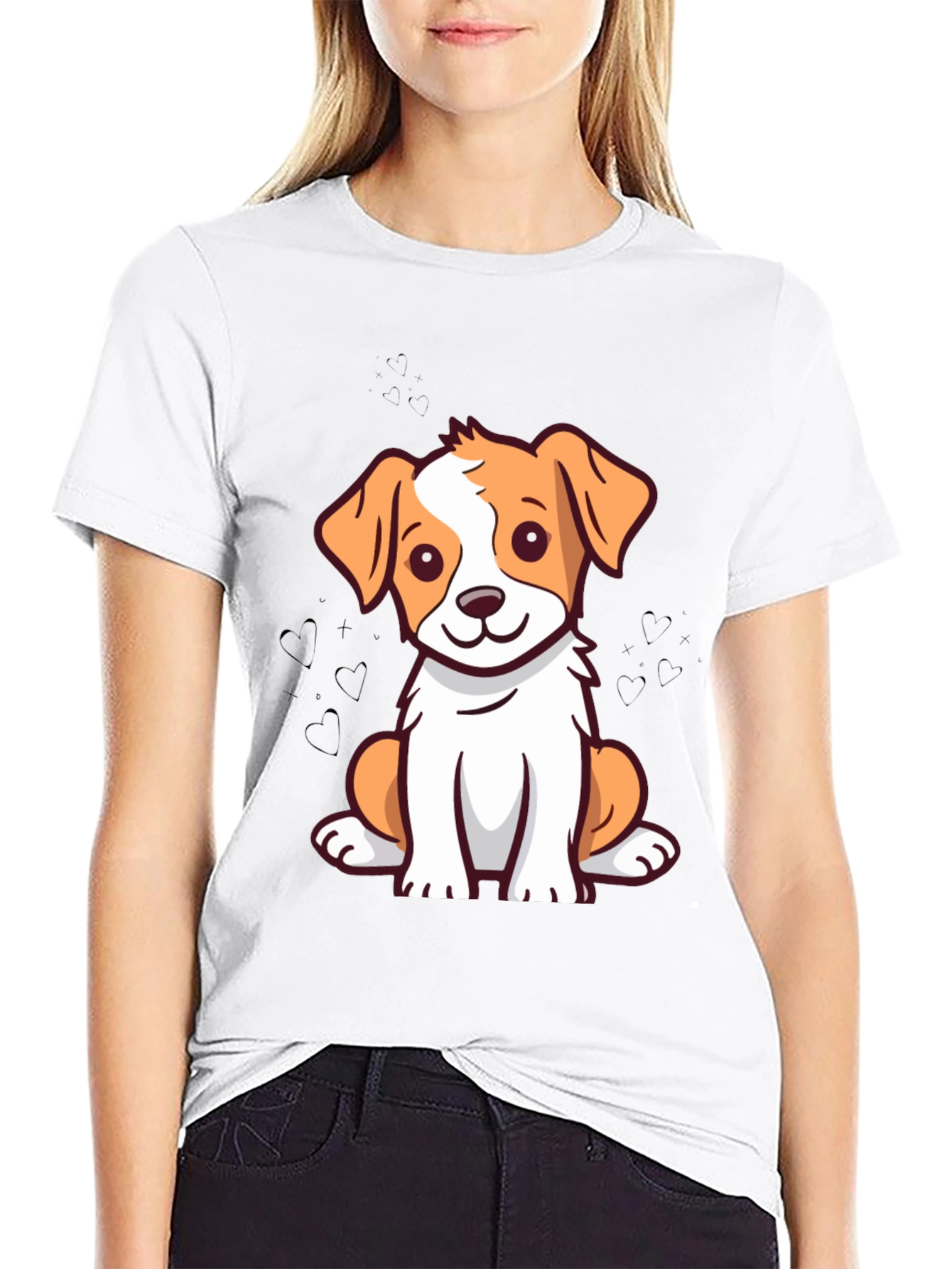 Cute Dog Graphic T-Shirt - Unisex Casual Wear