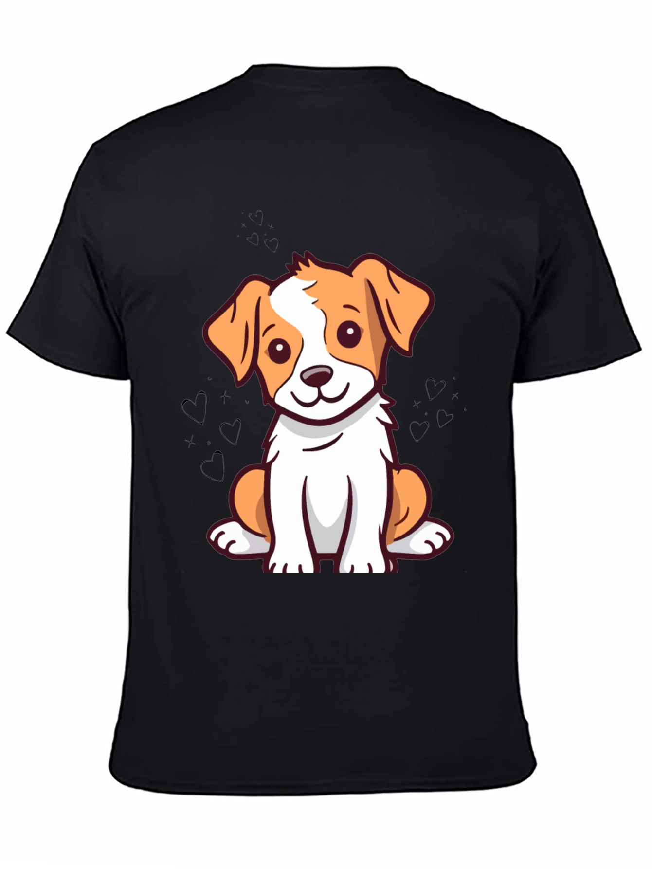 Cute Dog Graphic T-Shirt - Unisex Casual Wear