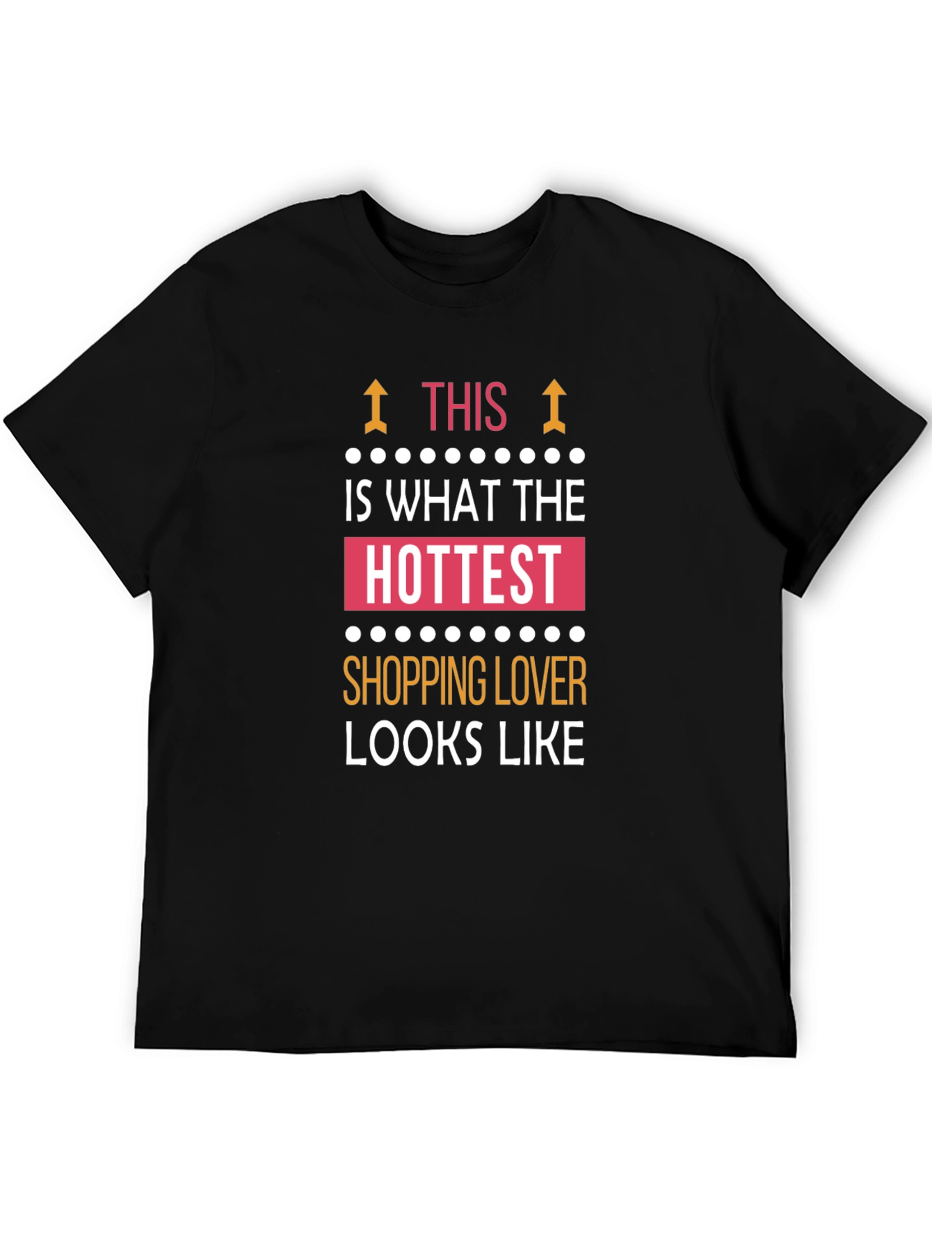 Hottest Shopping Lover T-Shirt - Black