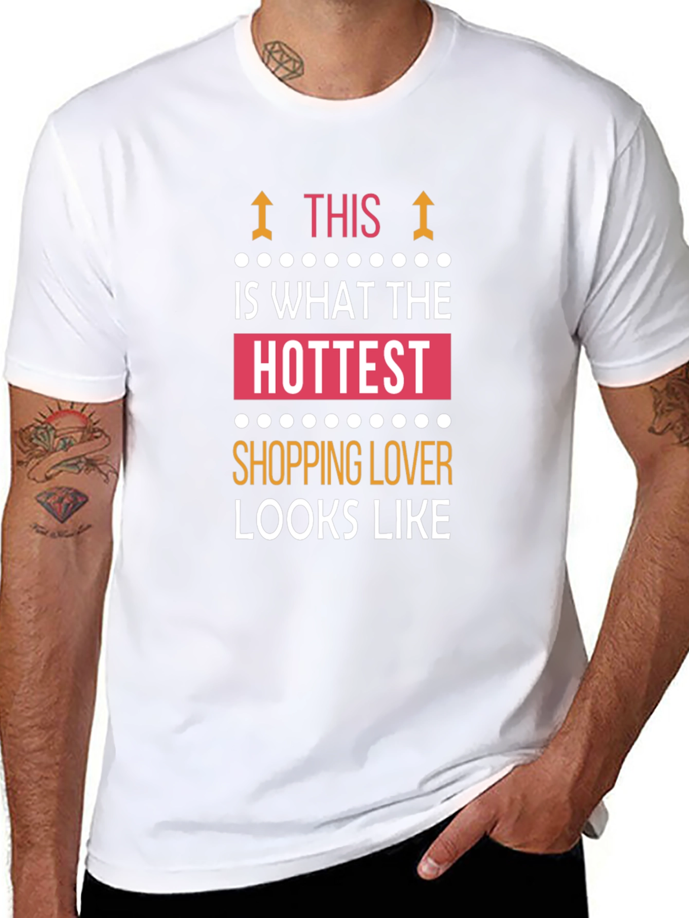 Hottest Shopping Lover T-Shirt - Black
