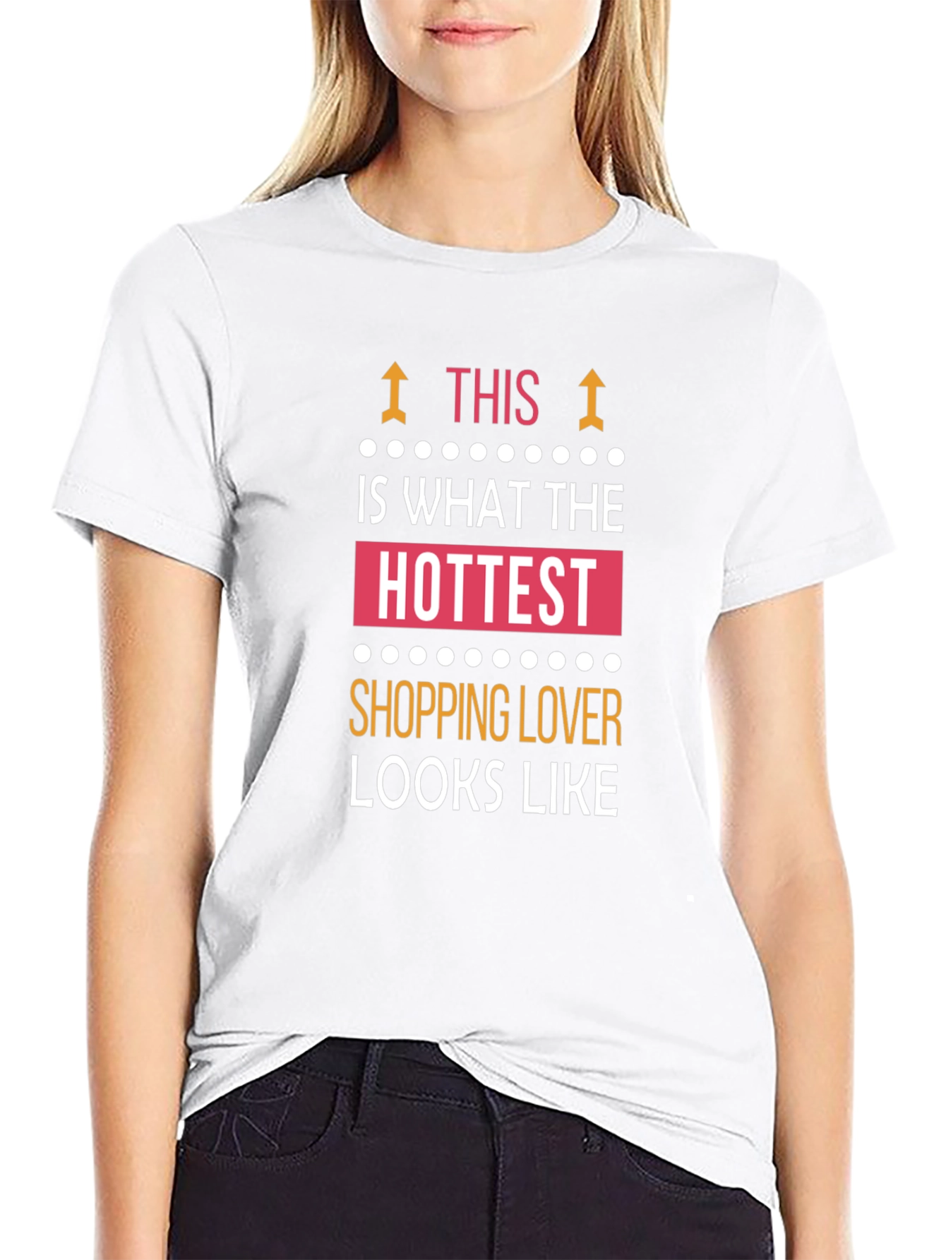 Hottest Shopping Lover T-Shirt - Black