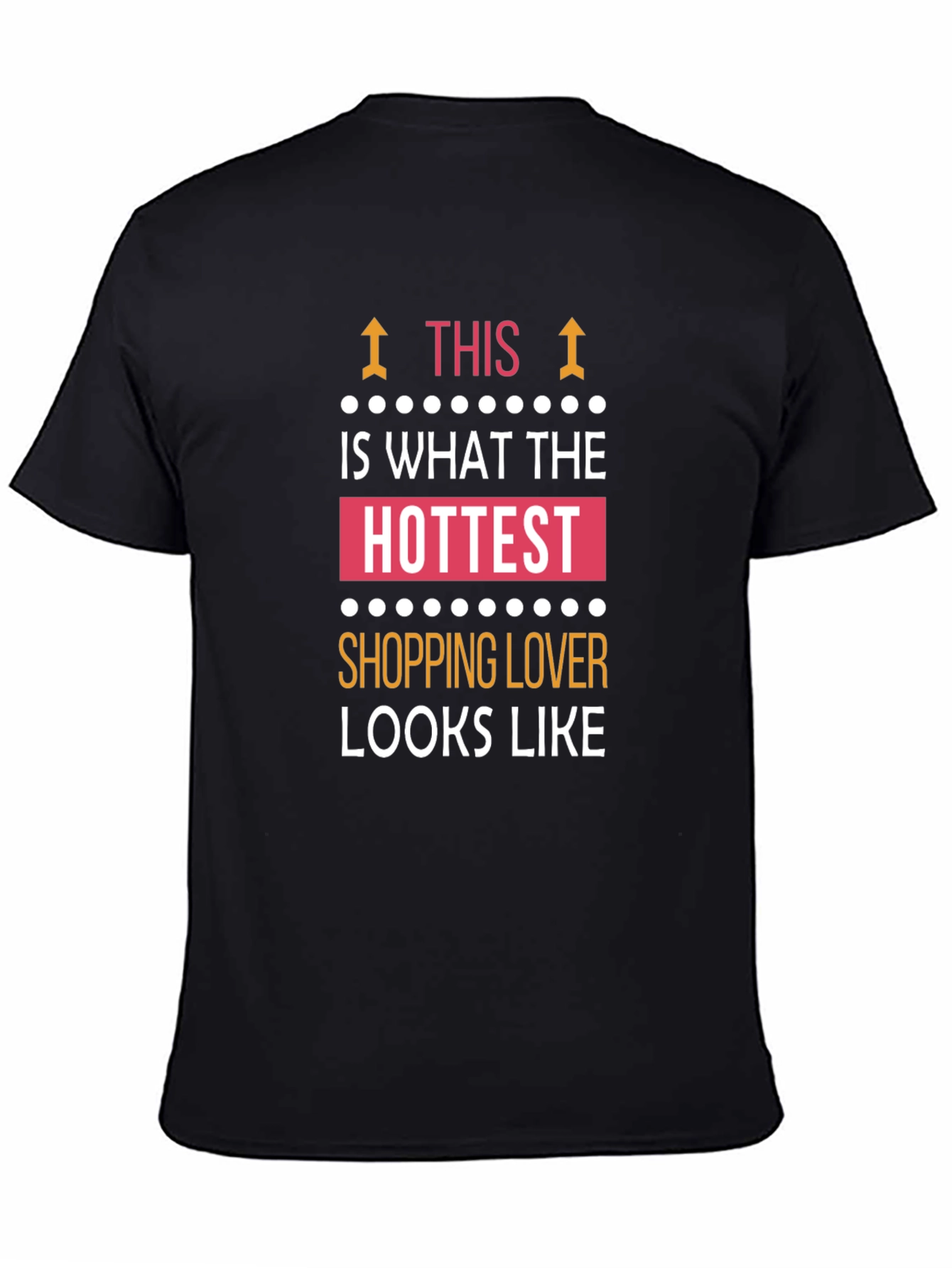 Hottest Shopping Lover T-Shirt - Black