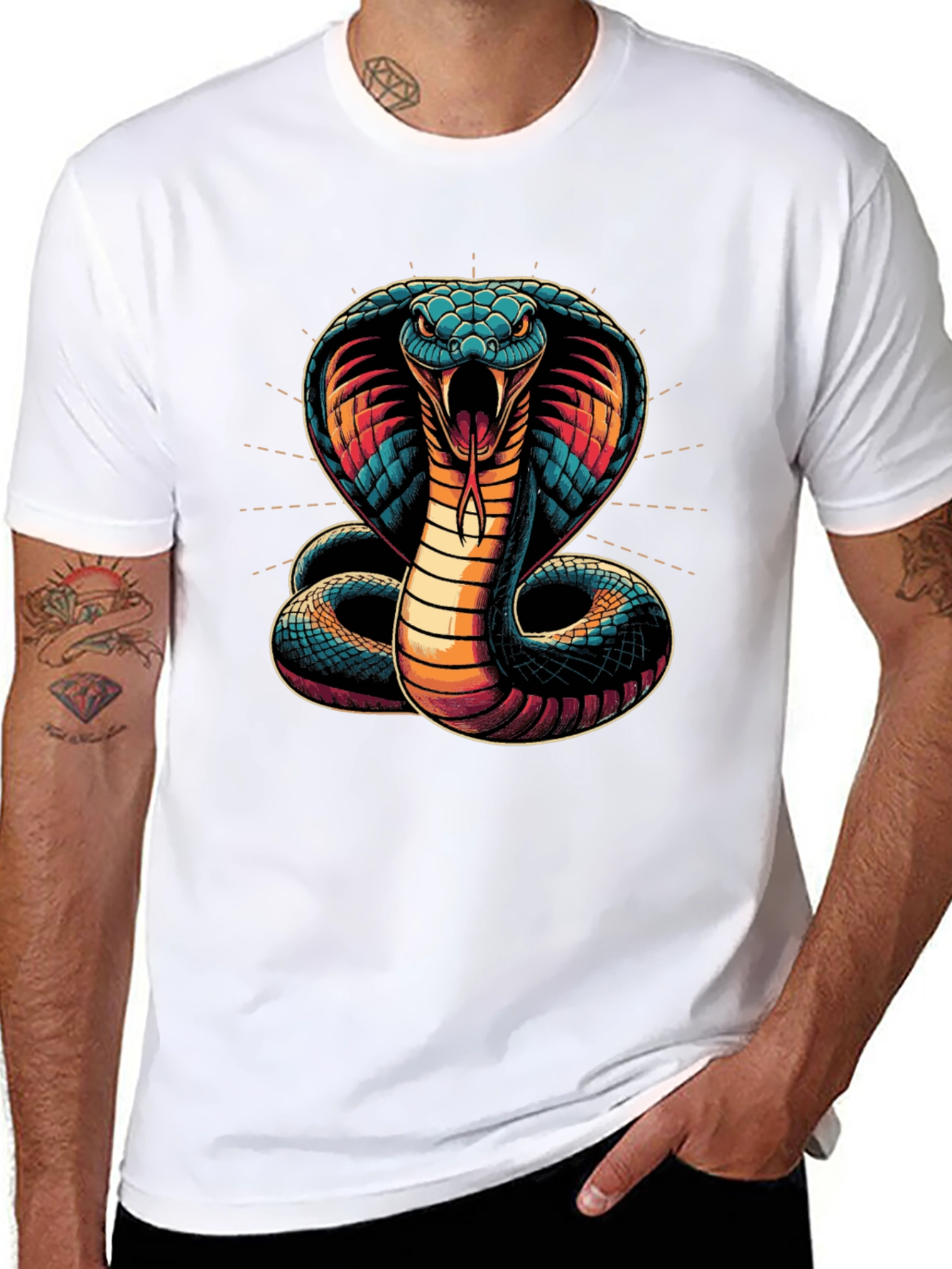 Cobra Graphic Tee - Mens Black T-Shirt