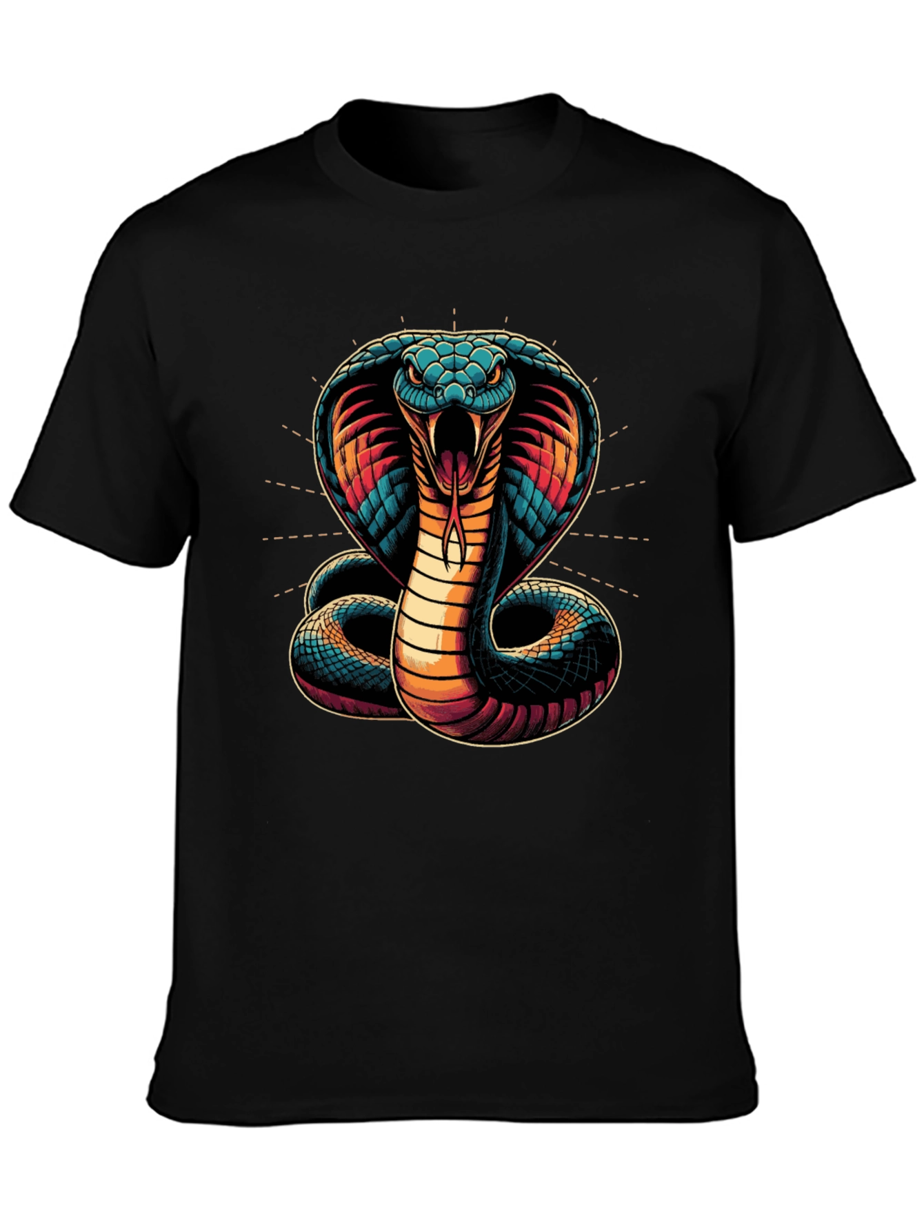 Cobra Graphic Tee - Mens Black T-Shirt