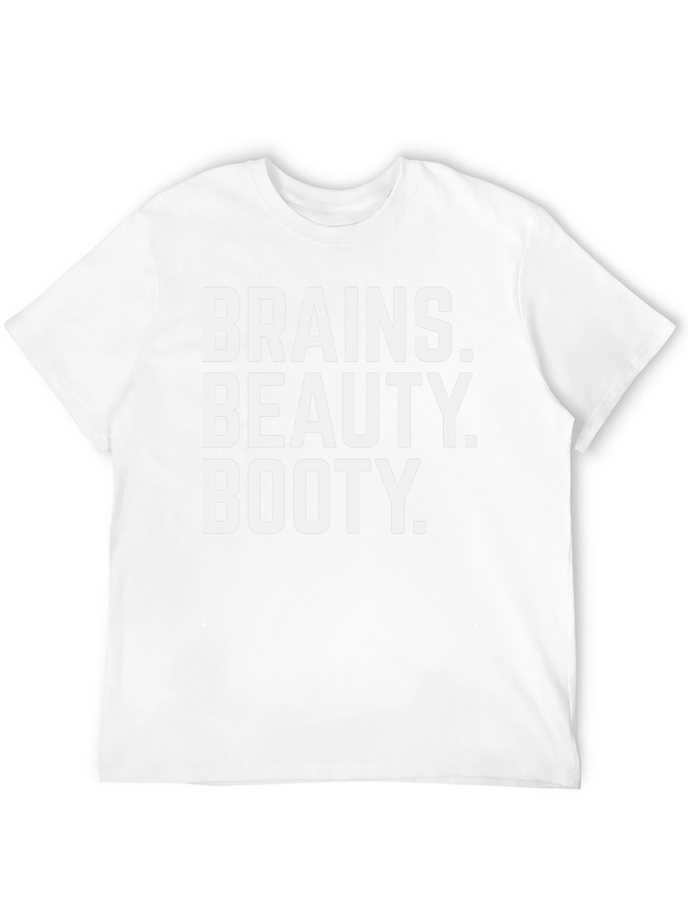 Brains Beauty Booty Graphic Tee - Black