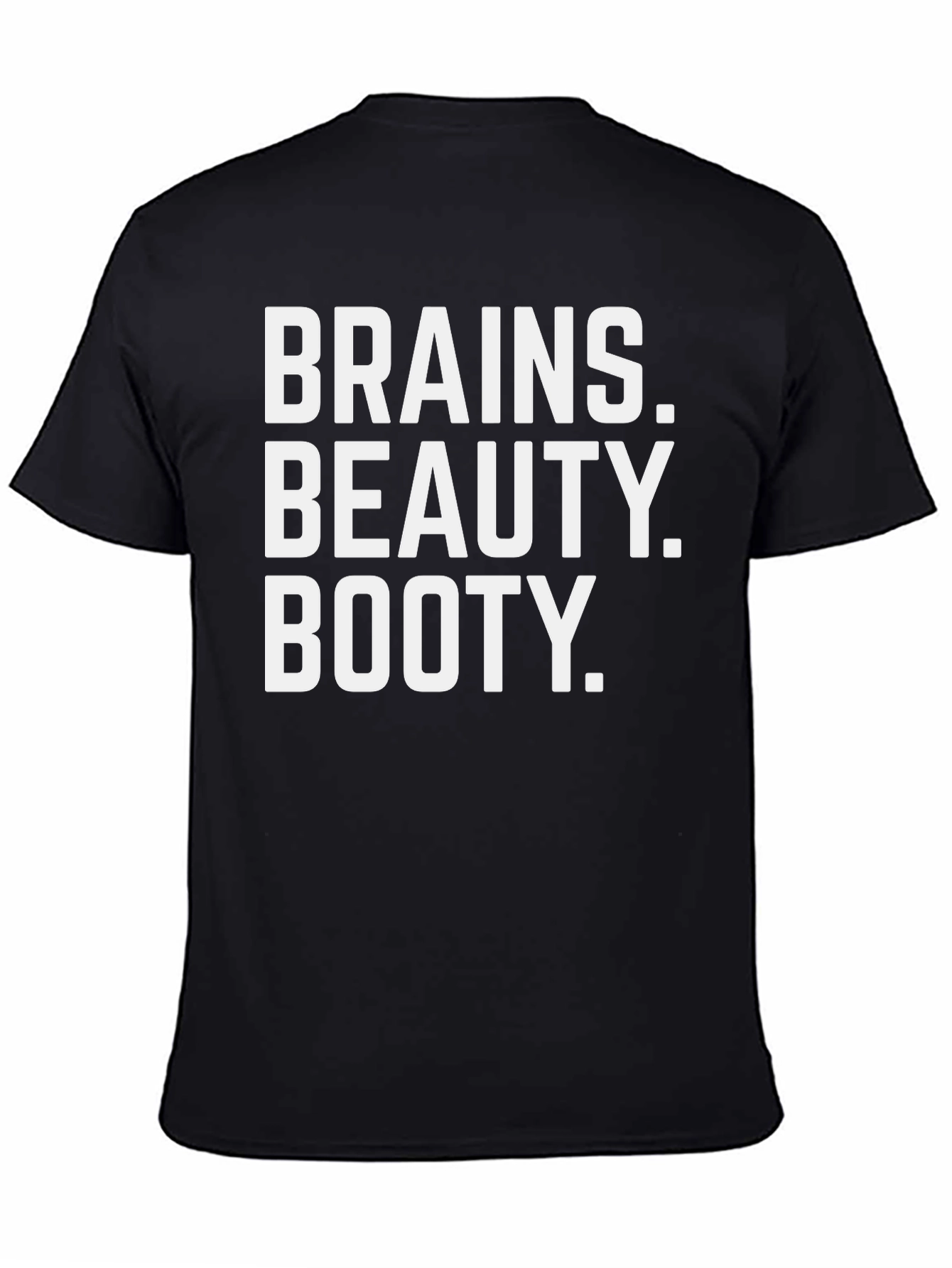Brains Beauty Booty Graphic Tee - Black