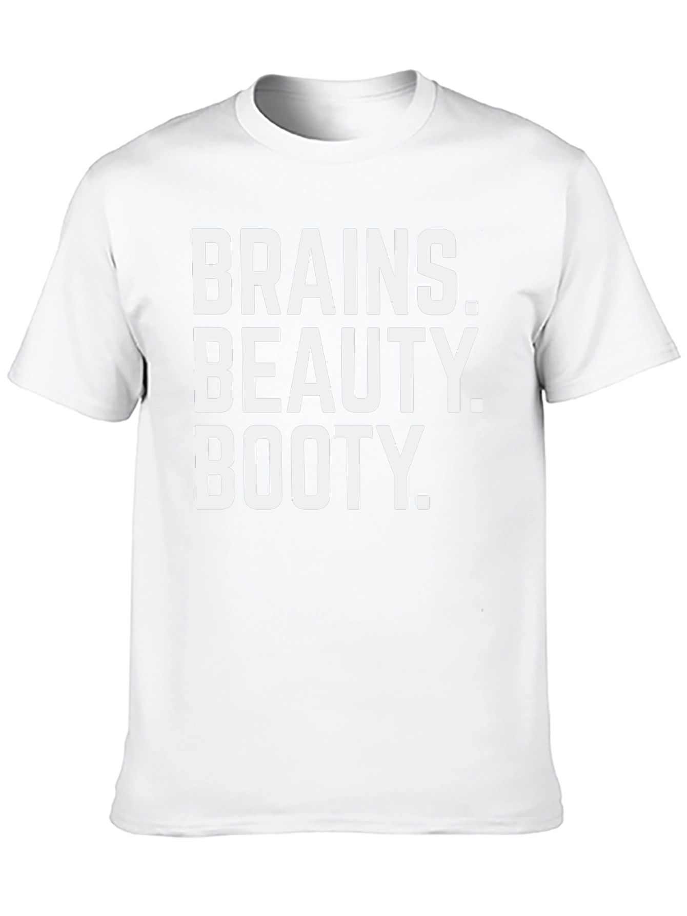 Brains Beauty Booty Graphic Tee - Black