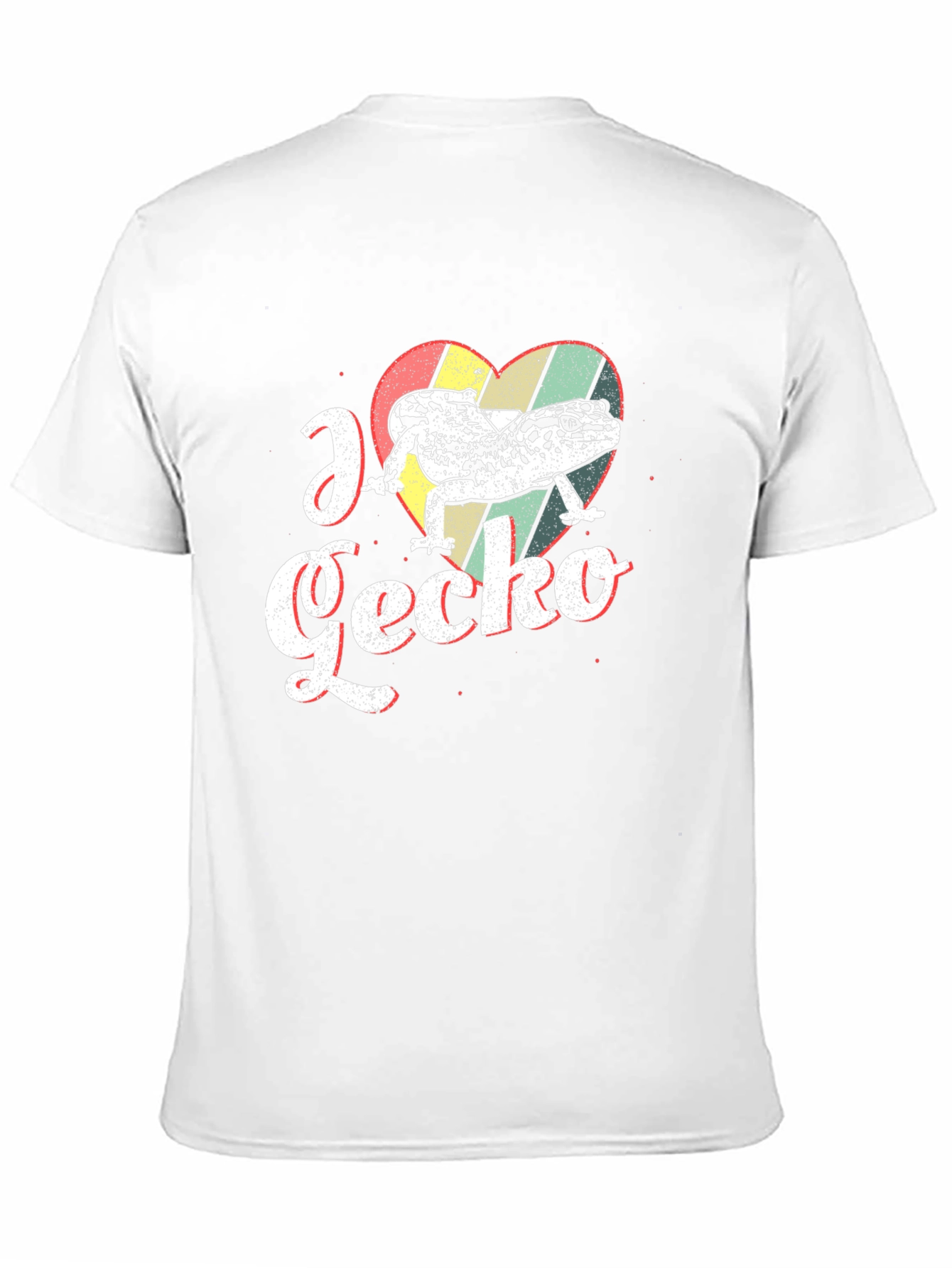 I Love Gecko Black T-Shirt