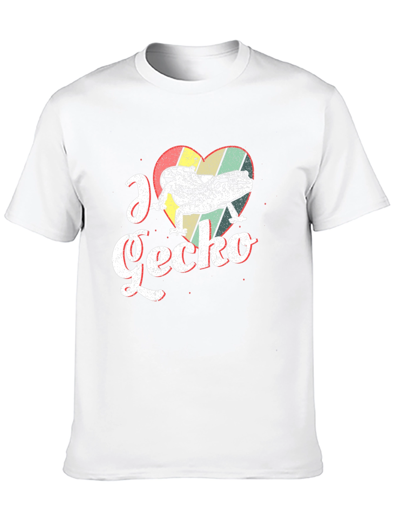 I Love Gecko Black T-Shirt