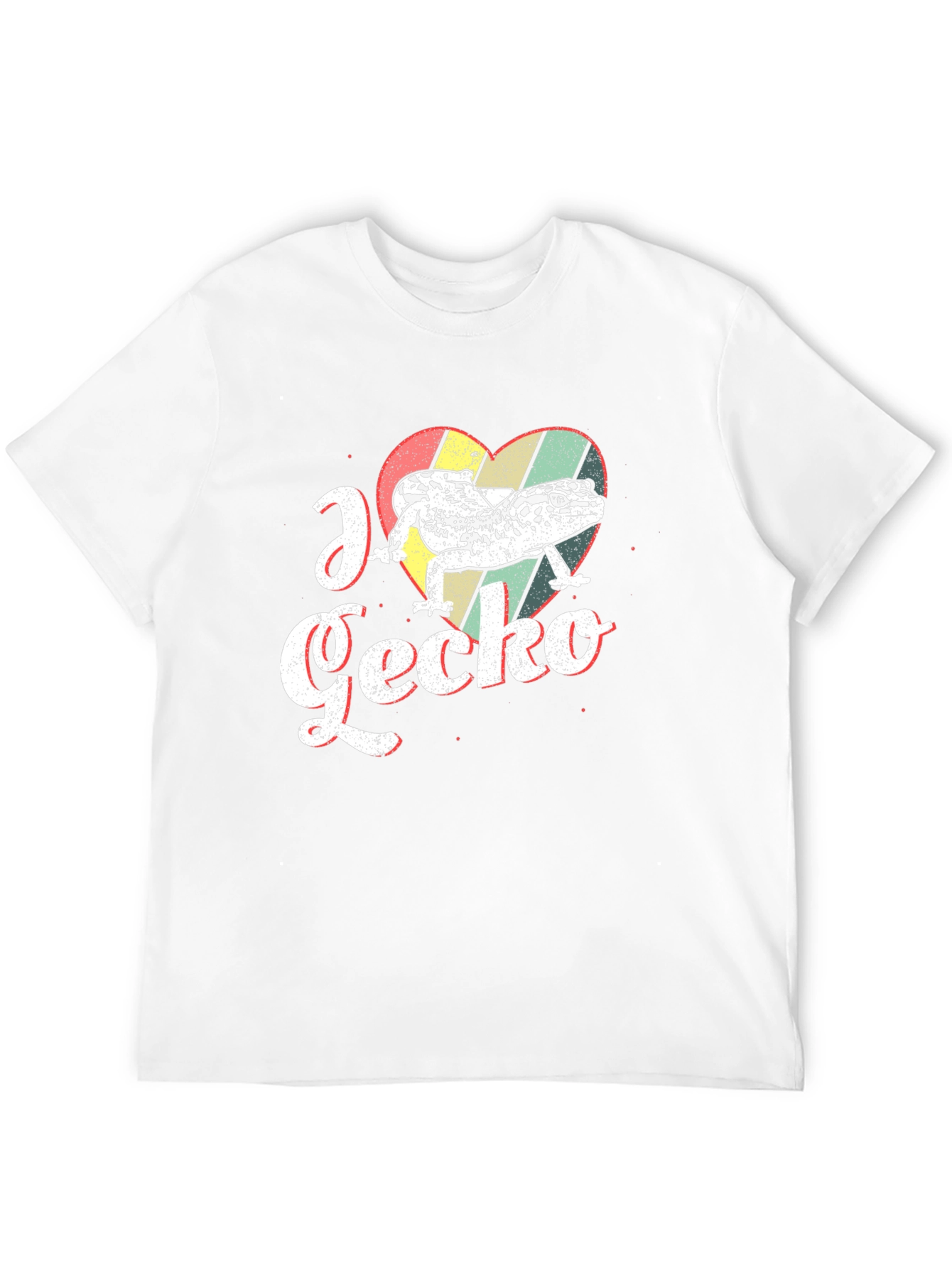 I Love Gecko Black T-Shirt