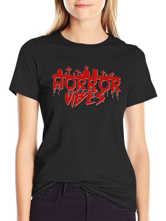 Horror Vibes Graphic T-Shirt - Mens Black Tee
