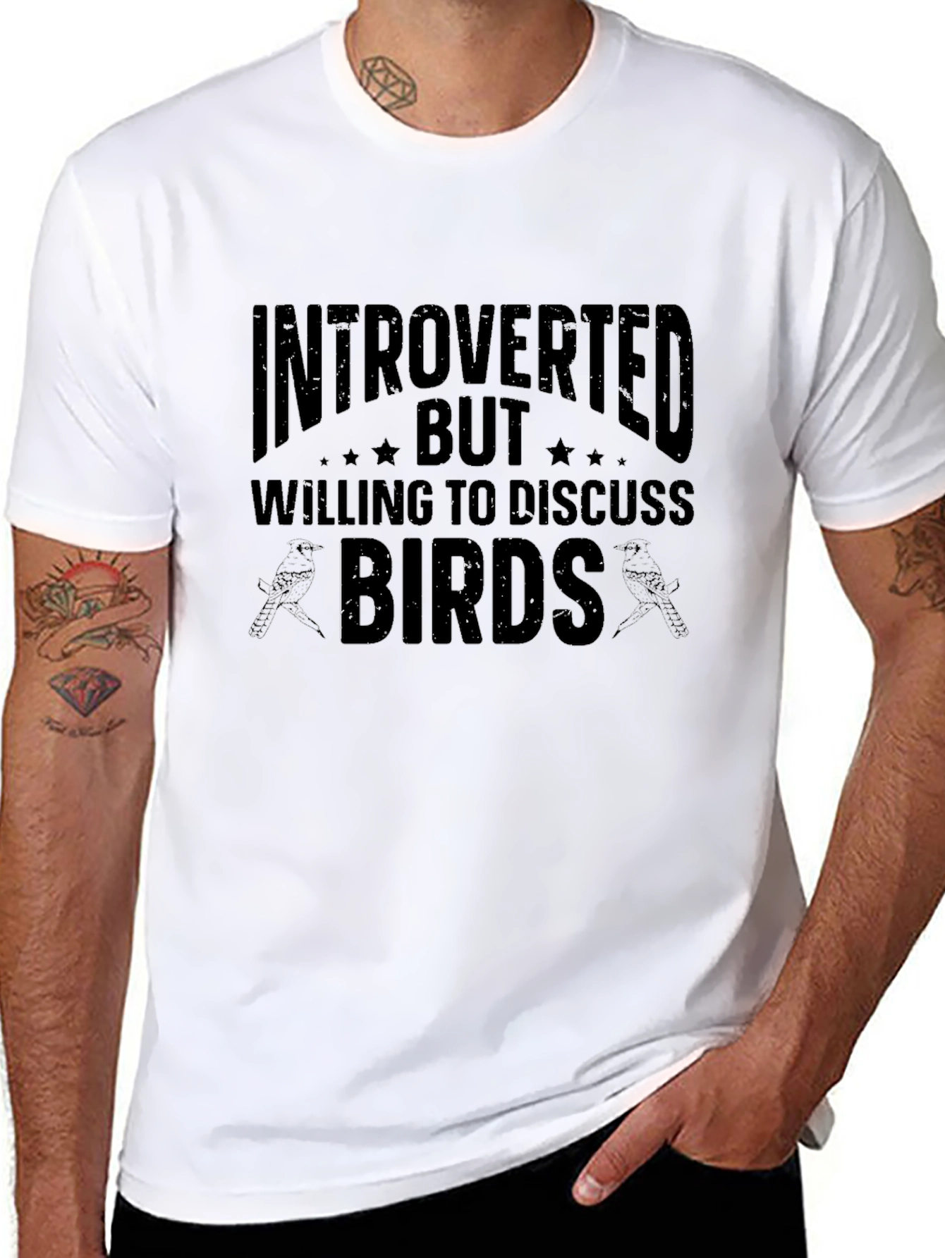 Introverted Bird Lover T-Shirt