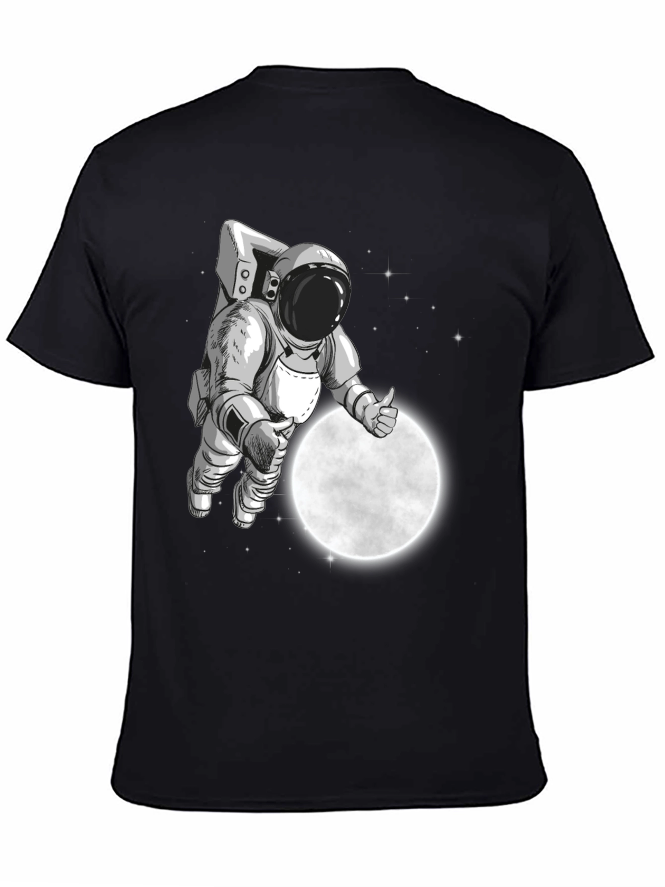 Astronaut Moon Landing Graphic T-Shirt
