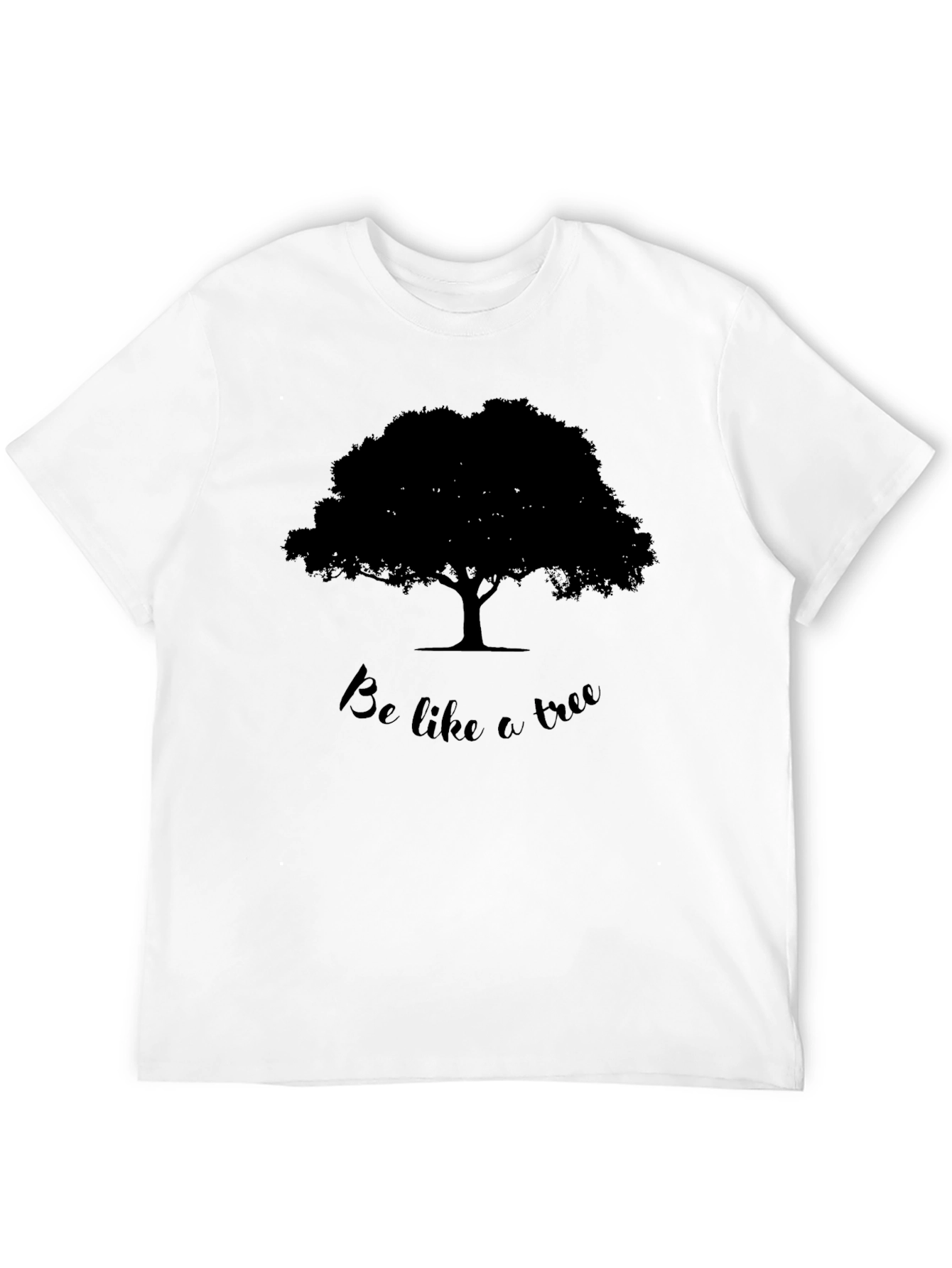 Be Like A Tree Black T-Shirt