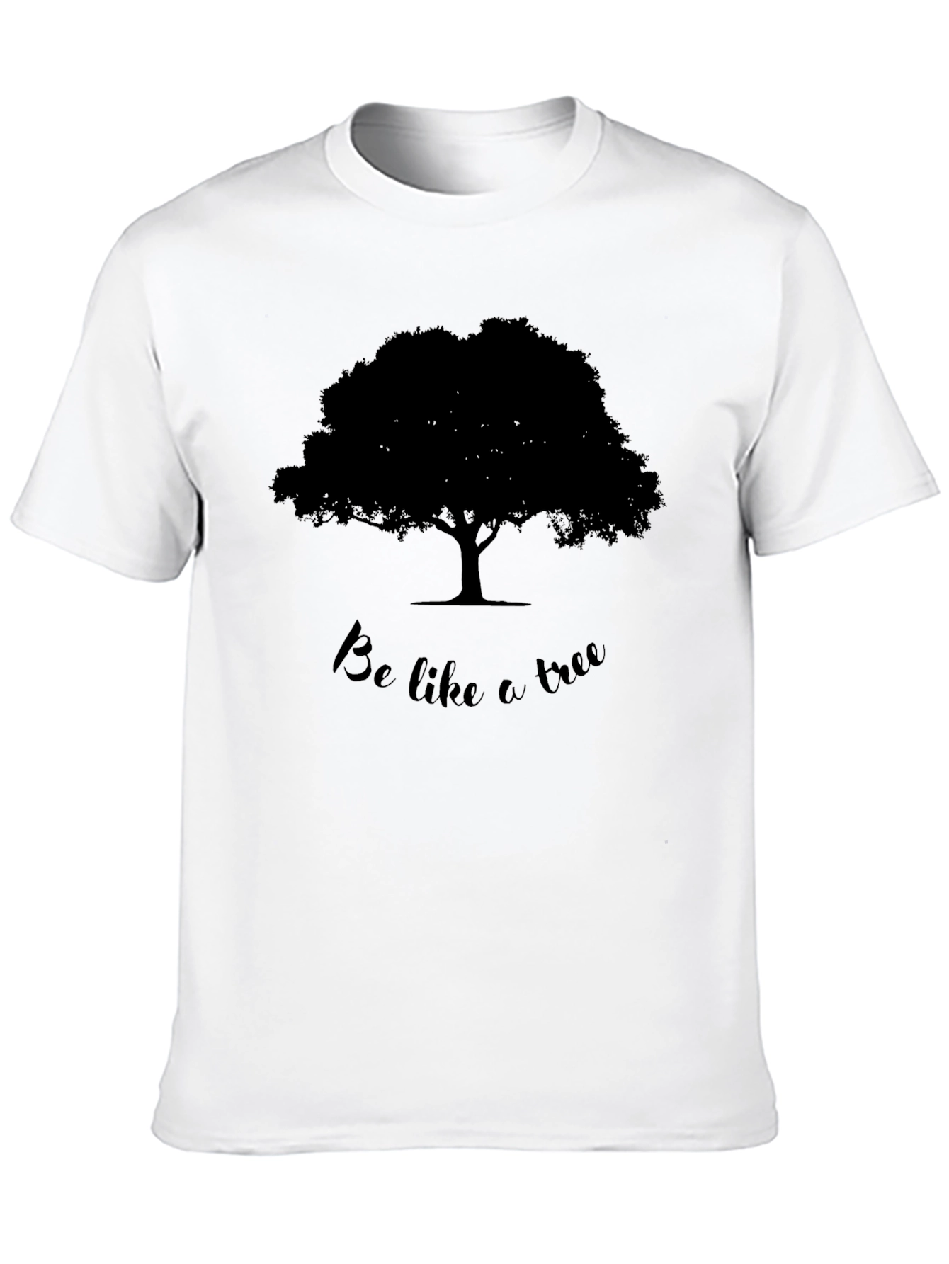 Be Like A Tree Black T-Shirt