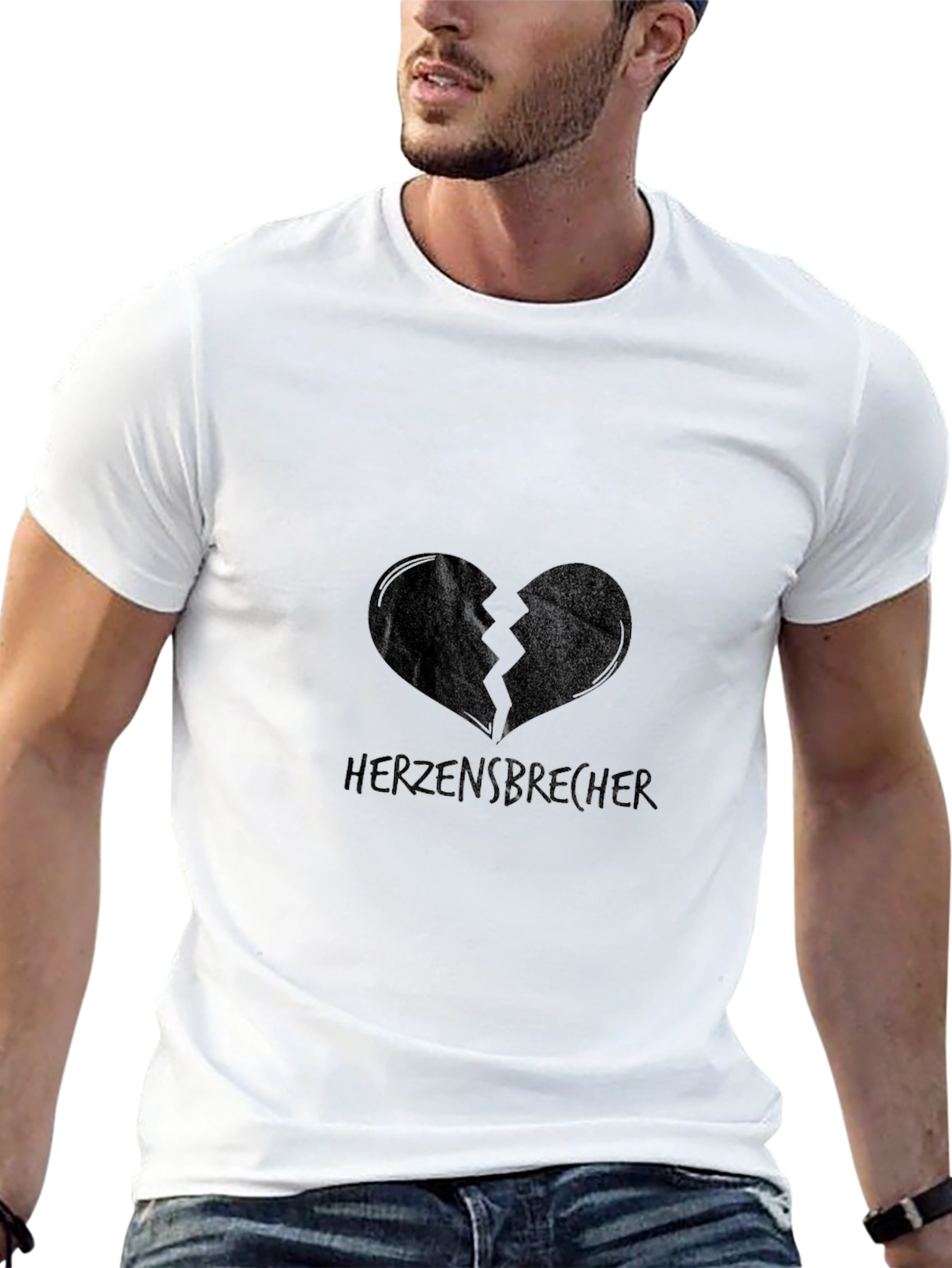 Heartbreaker Graphic Tee - Mens Black T-Shirt