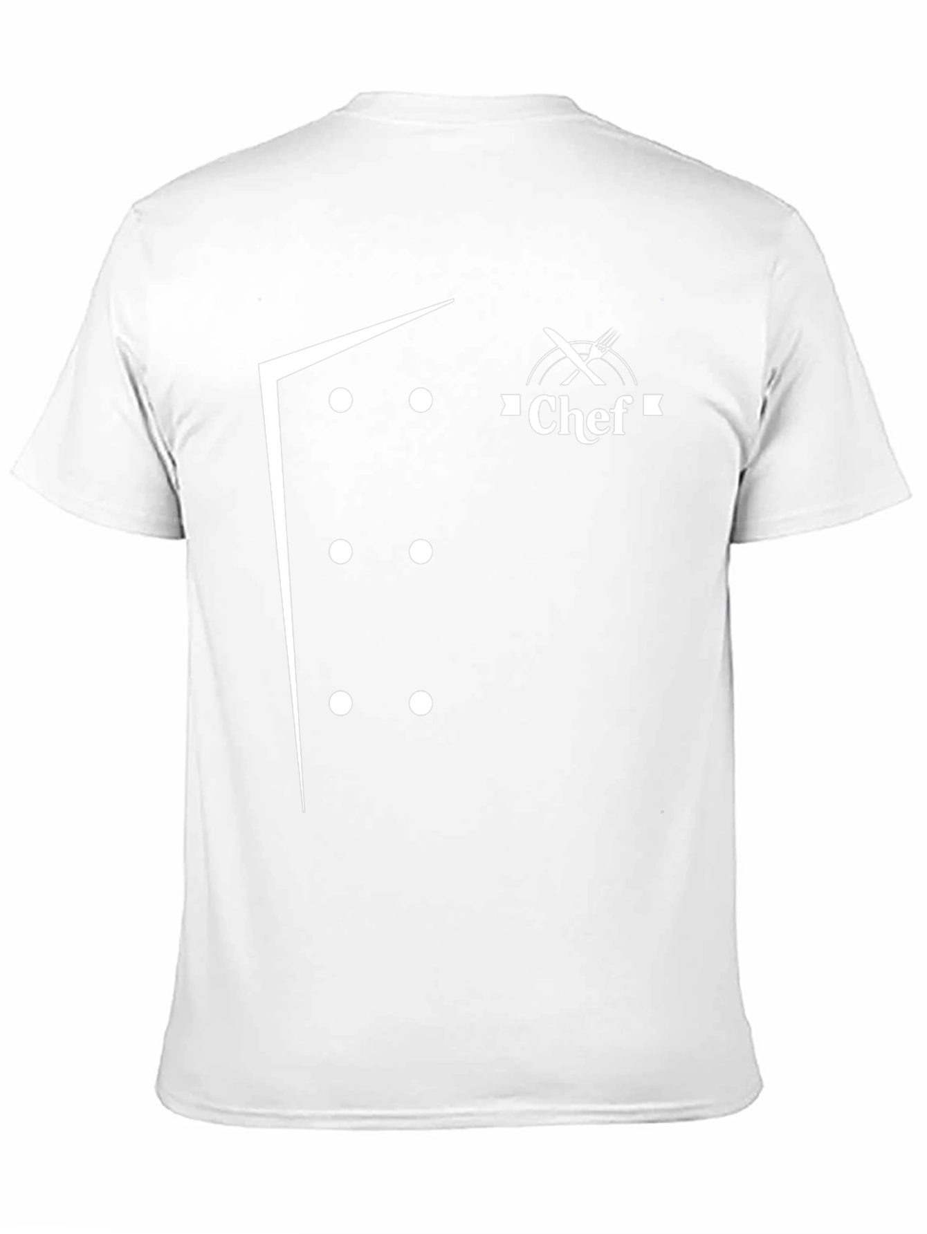 Chef Coat Design T-Shirt - Culinary Style Tee