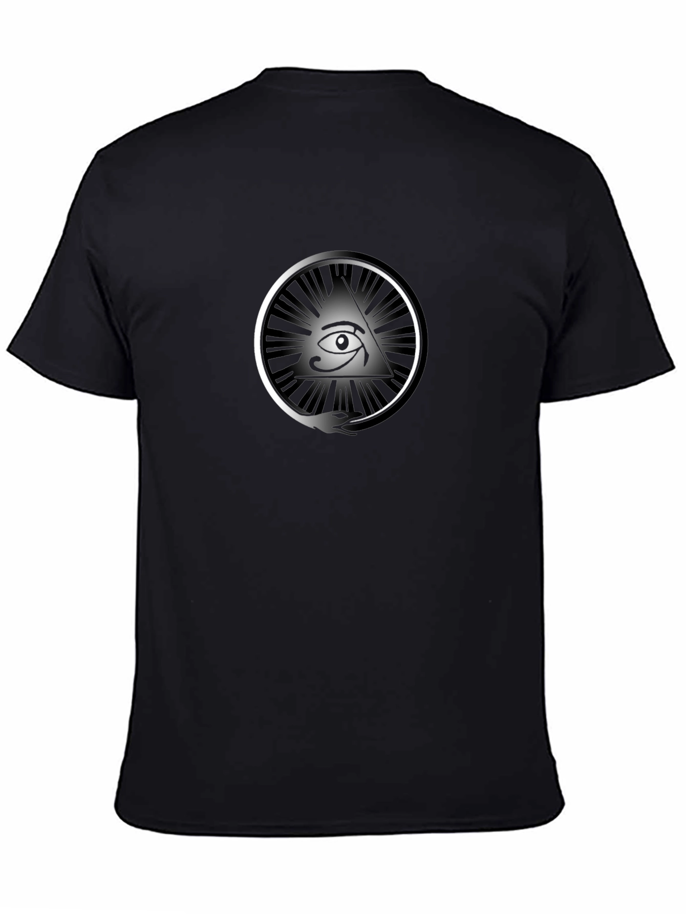 Eye of Providence Graphic T-Shirt - Black