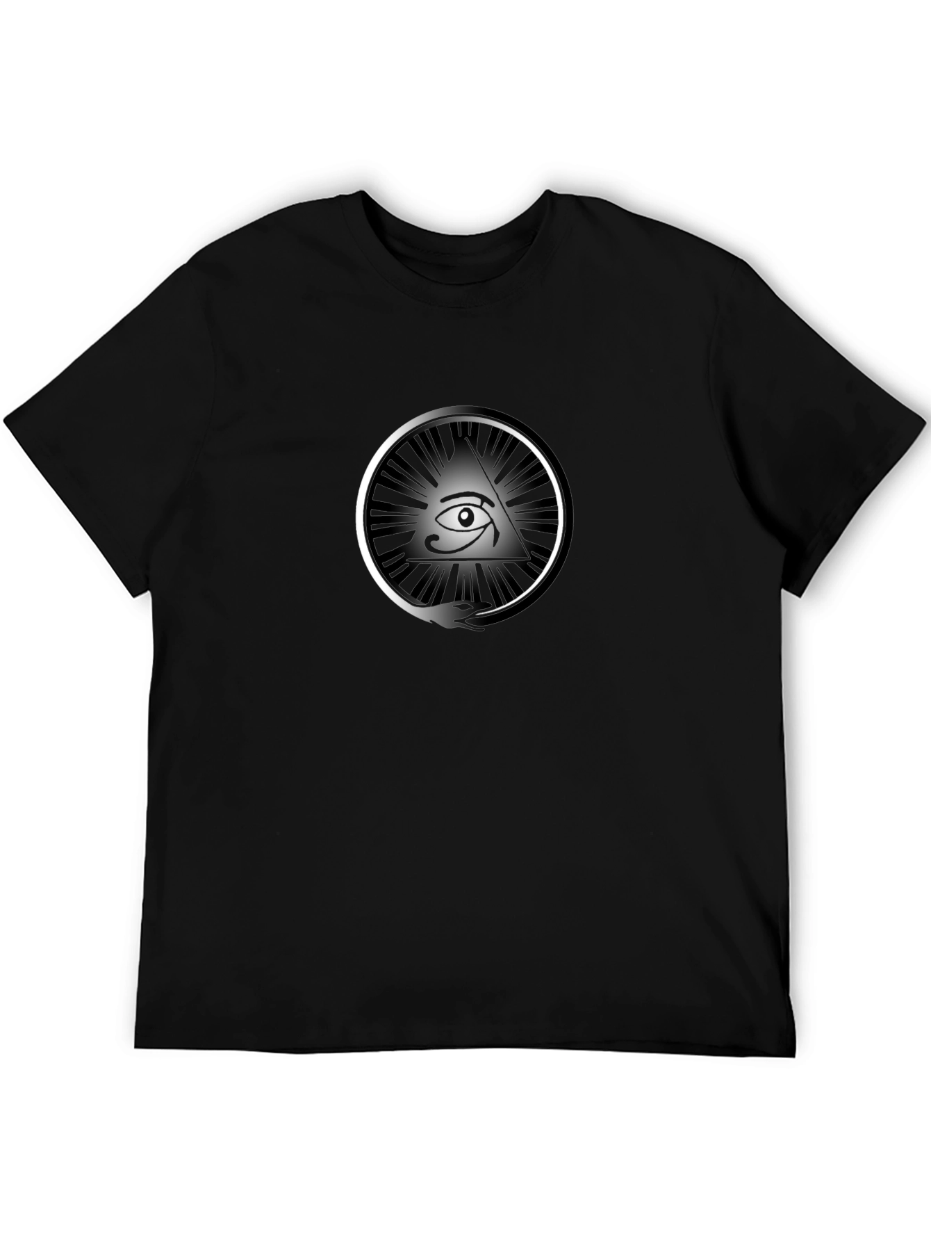 Eye of Providence Graphic T-Shirt - Black