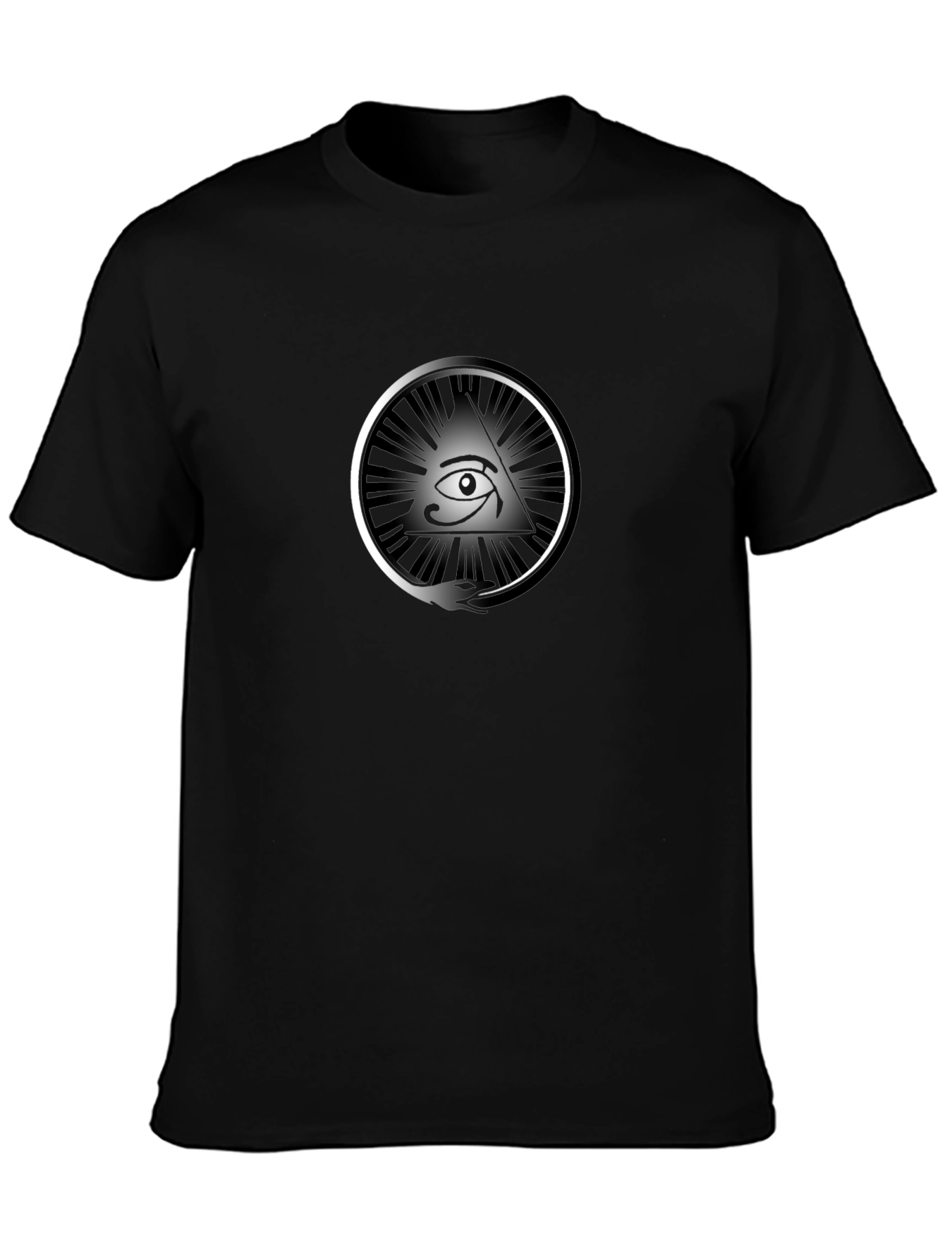 Eye of Providence Graphic T-Shirt - Black