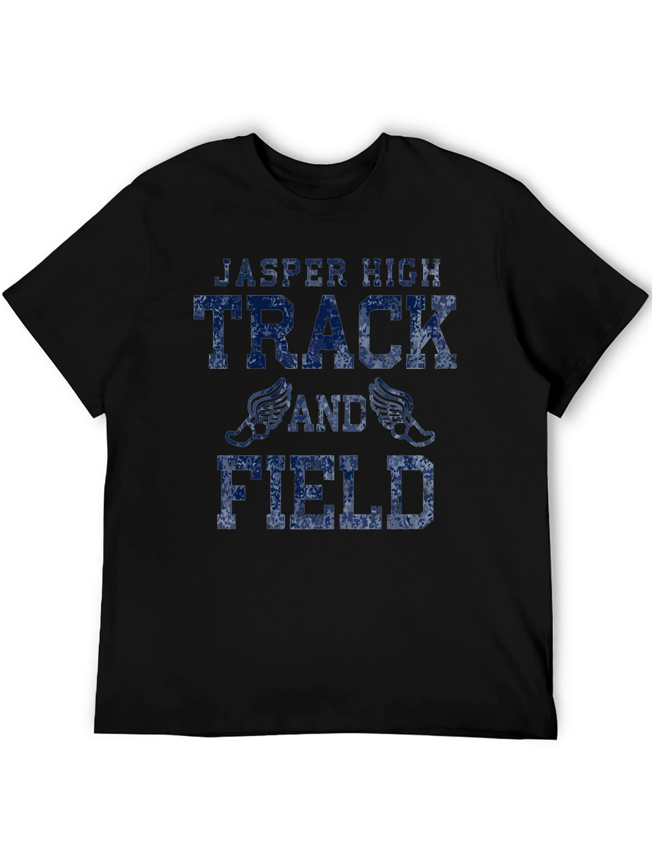 Jasper High Track and Field Black Graphic T-Shirt